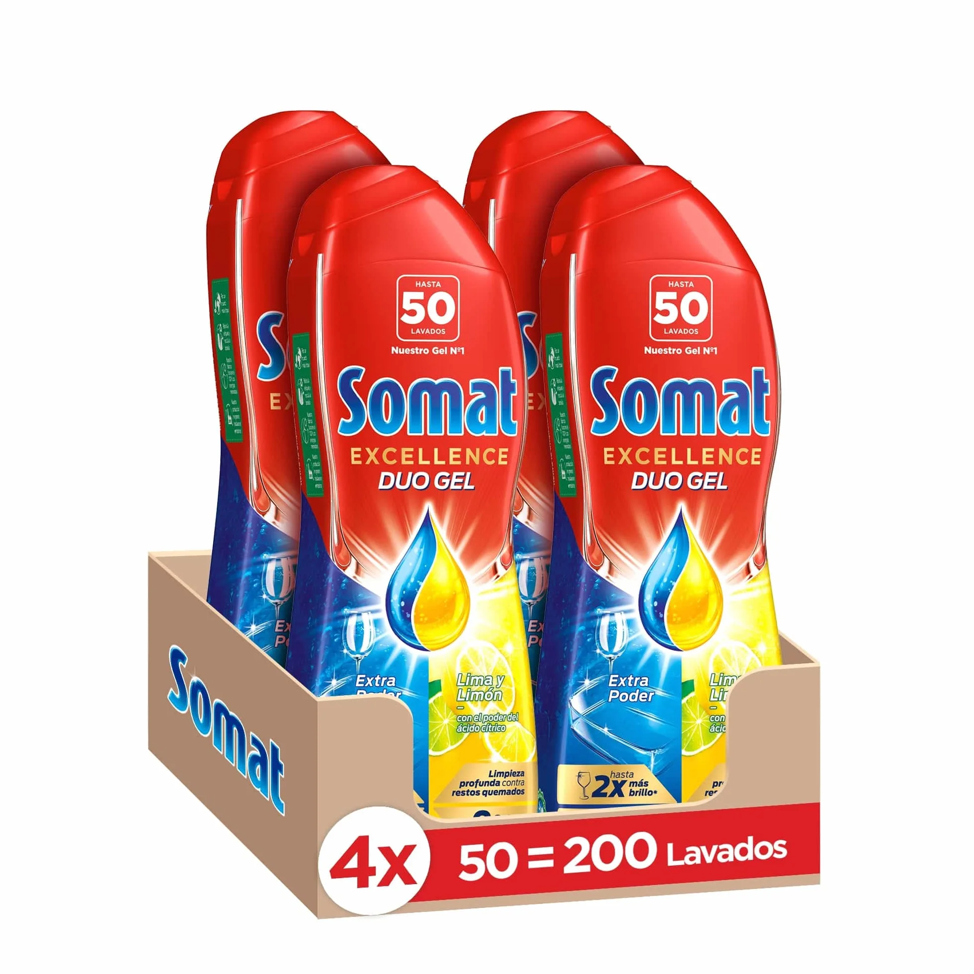 Somat Excellence Żel do Zmywarek, 4 x 900 ml