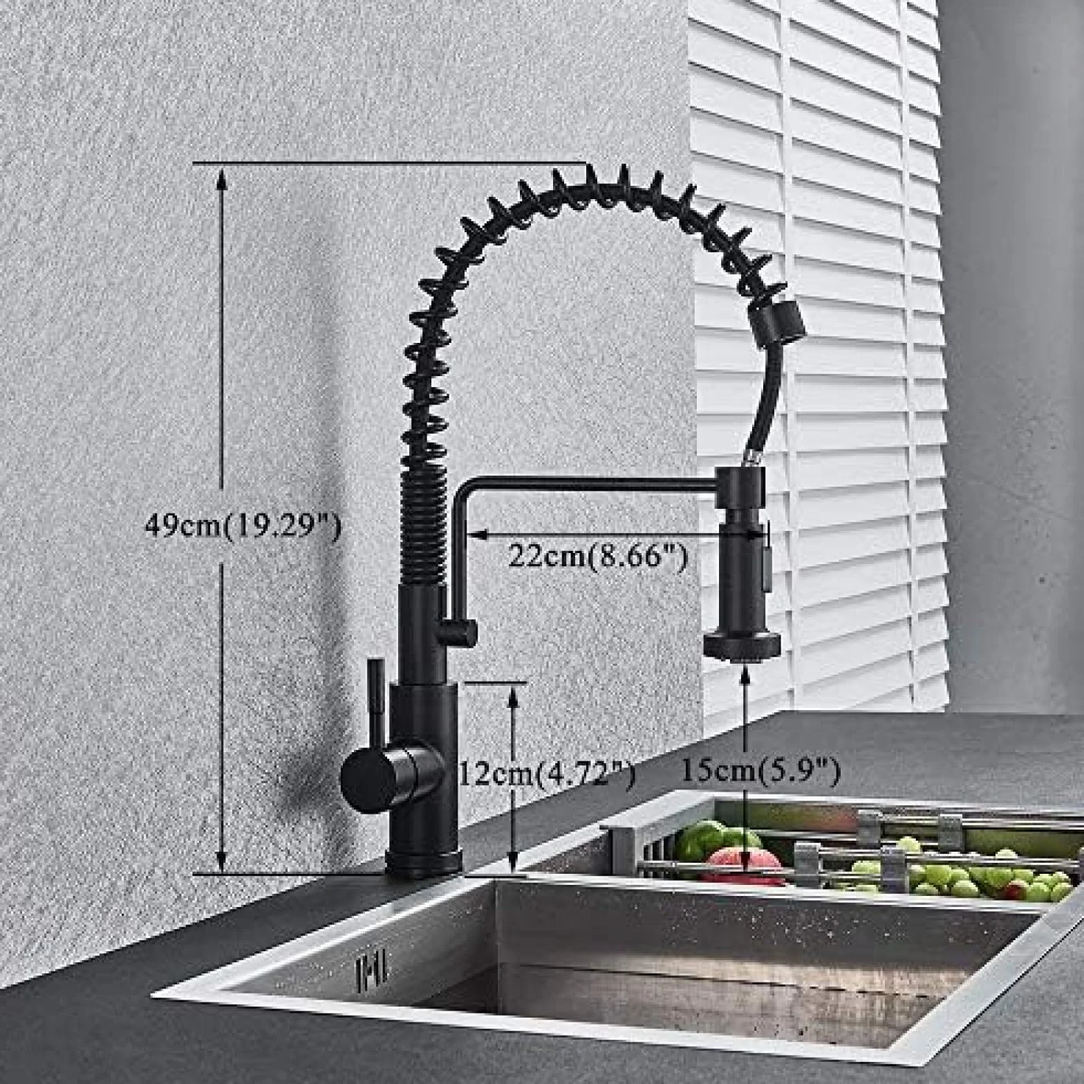 Pull Down Se Nsor bateria kuchenna Sensitive Smart Touch Control kran matowy czarny mikser do kuchni z czujnikiem dotykowym bateria kuchenna z kranu interesting