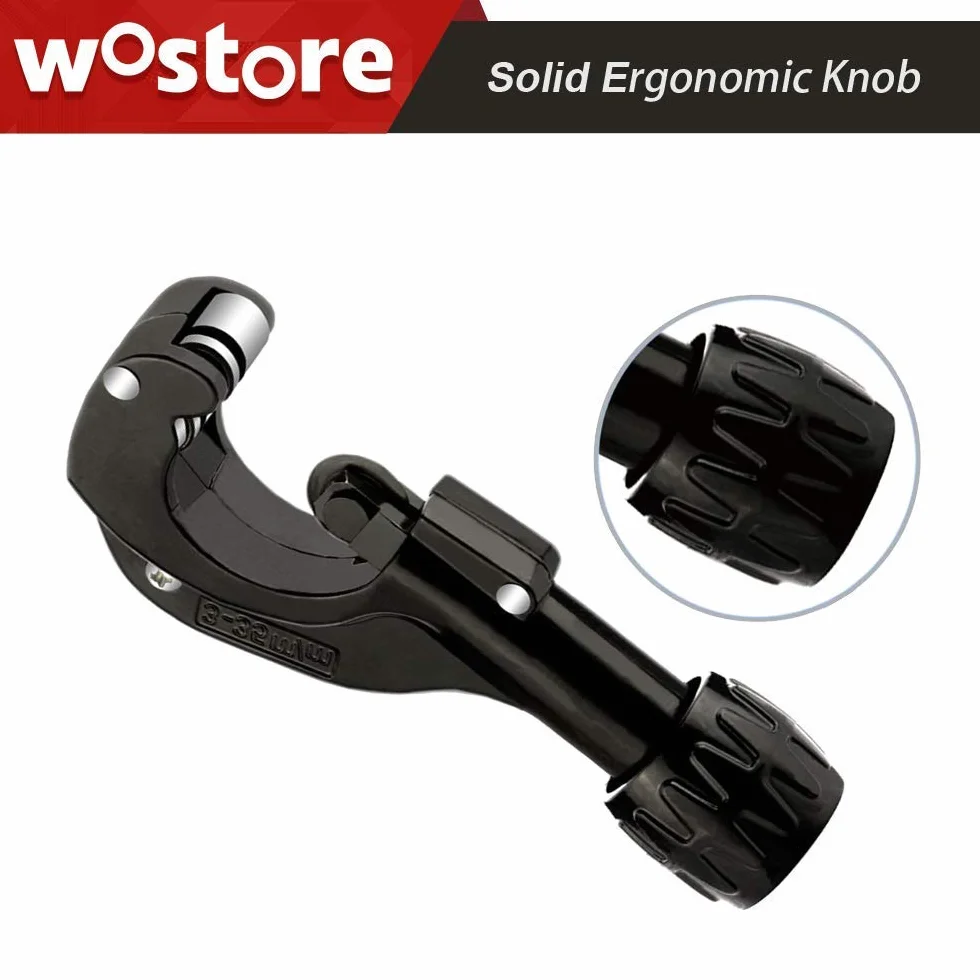 Wostore Obcinak do rur do cięcia miedzi, plastiku, aluminium, mosiądzu i stali nierdzewnej, obcinak do rur 1/20.3 cm-1-5/20.3 cm (3-35 mm)