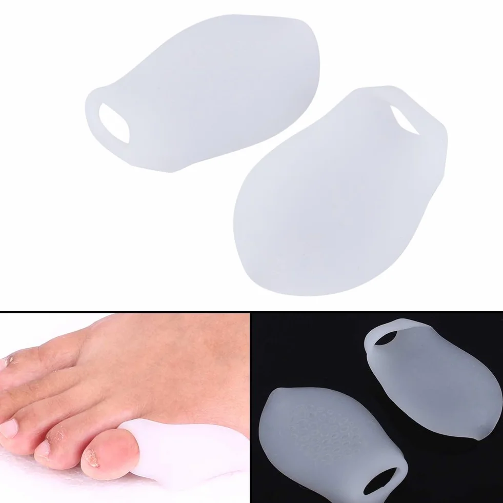 Ochraniacz na Haluks na Mały Palec Silikonowy Korektor do Palców Pinky Toe Separator 2 Szt.
