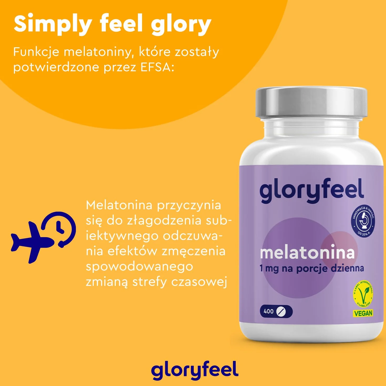 Suplement czystej melatoniny, 400 tabletek (ok. 12 miesięcy), wspomaganie snu*, lepsza regeneracja, wysoka dawka wspomagająca sen, 100% wegańskie, bez dodatków i sztucznych aromatów