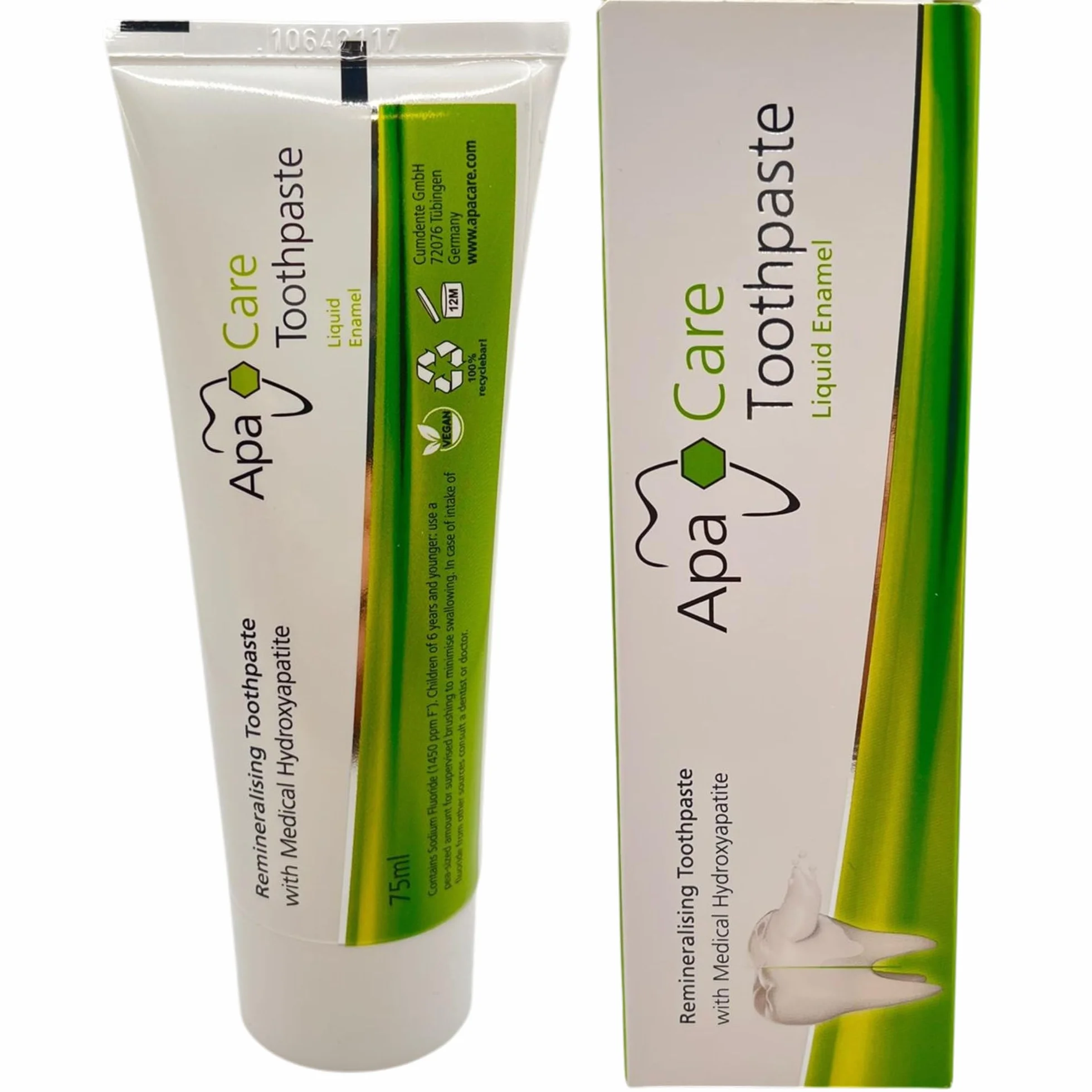 ApaCare Zahncreme, 75 ml Pasta do zębów