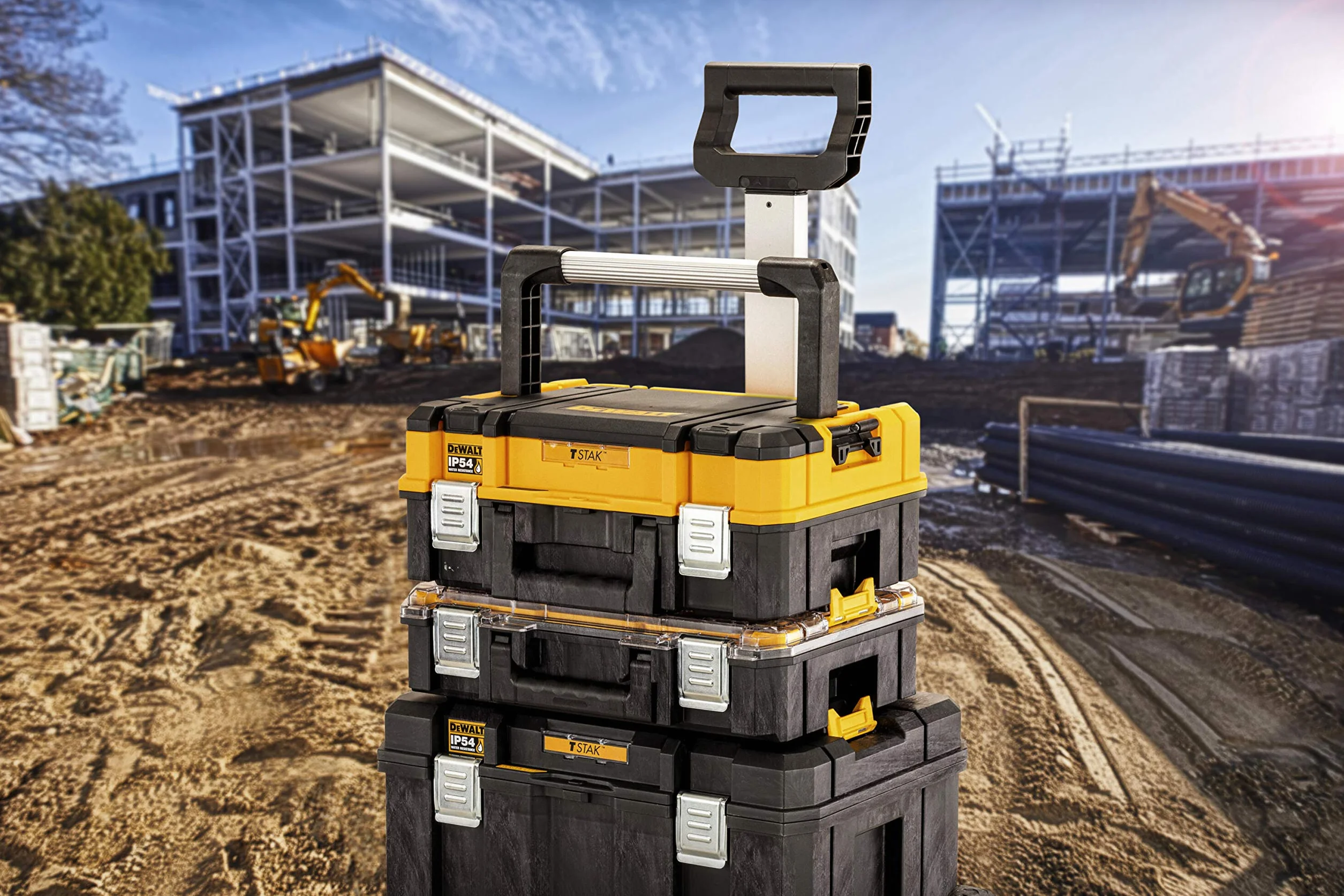 Dewalt Tstak 2.0 Walizka Systemowa, Czarny/Żółty, 44 x 30 x 38 cm