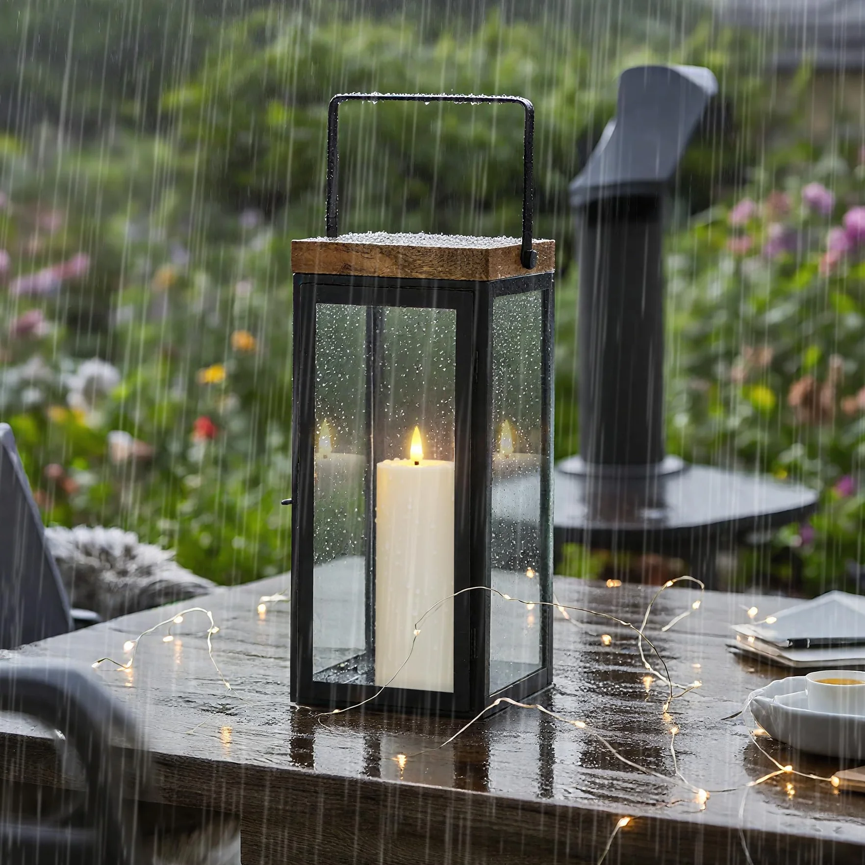 Zestaw 12 wodoodpornych migoczących bezpłomieniowych świec LED z timerem, 5,5 cm x 10 12,5 15 17,5 cm zdalne plastikowe w kolorze kości słoniowej do użytku na zewnątrz zasilane bateriami
