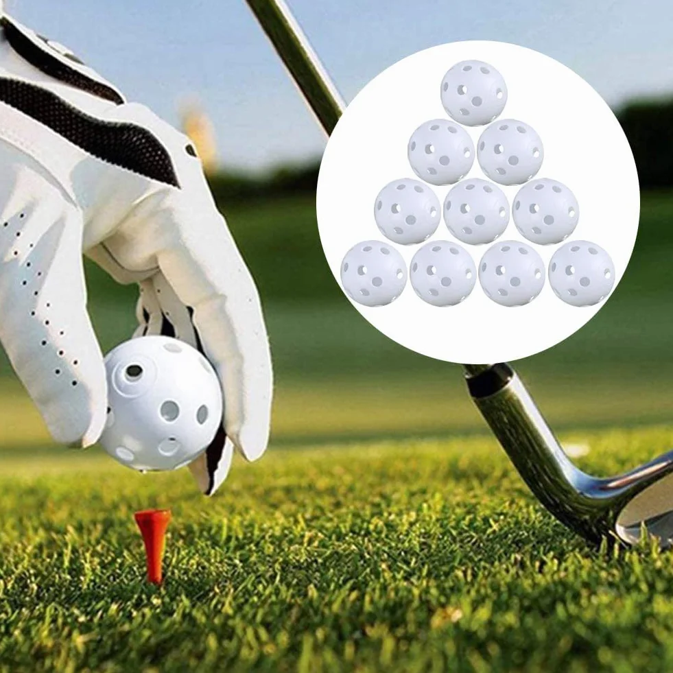 ProLeo Piłki golfowe do ćwiczeń i ćwiczeń, 24 sztuki, do jazdy samochodem, treningu swingowego, wewnątrz lub na zewnątrz