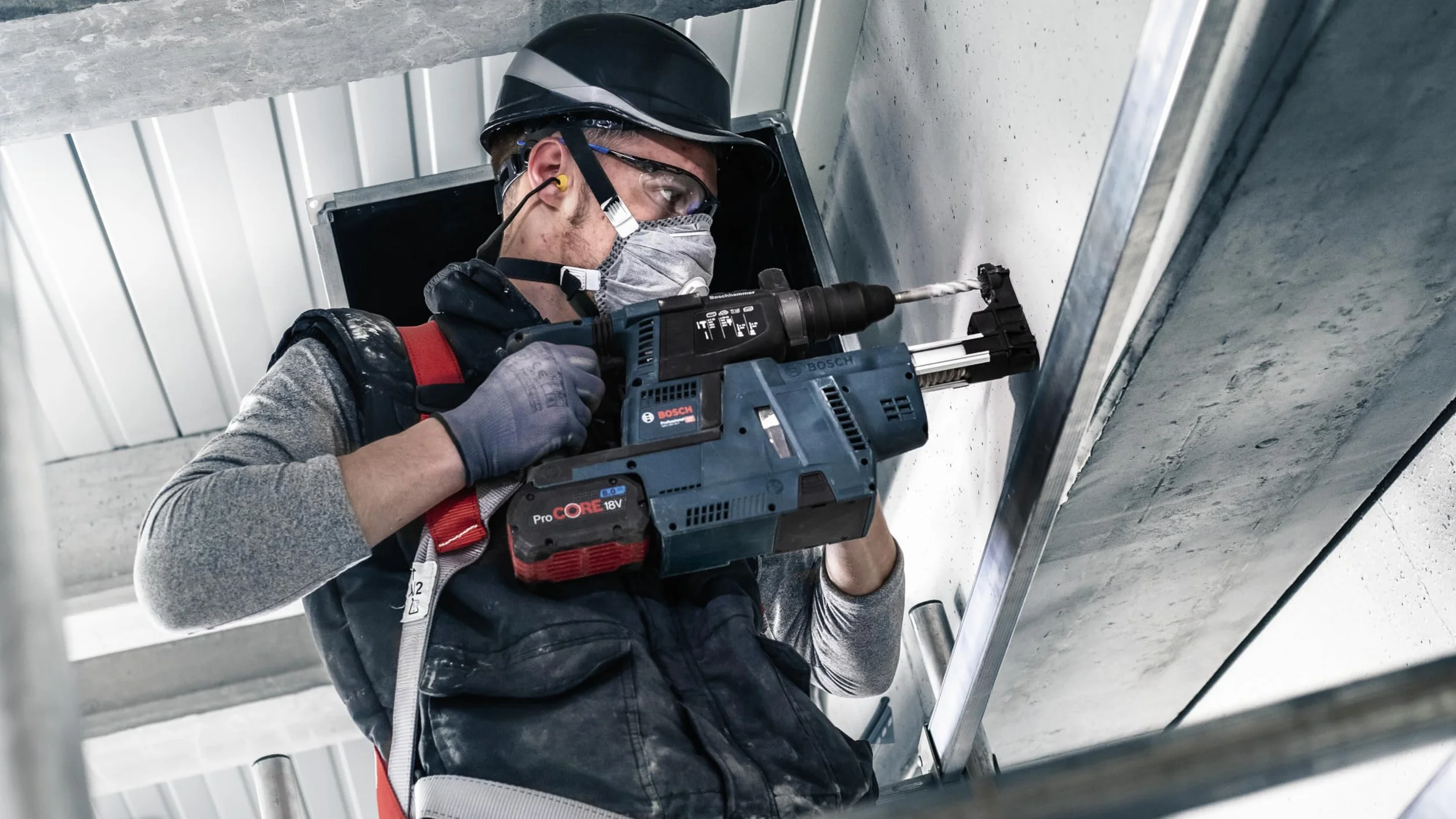Bosch 1x Wiertło PRO SDS plus-5X (do Beton zbrojony, Beton, Ø 14,00 mm, Professional Akcesoria Młot udarowo-obrotowy)