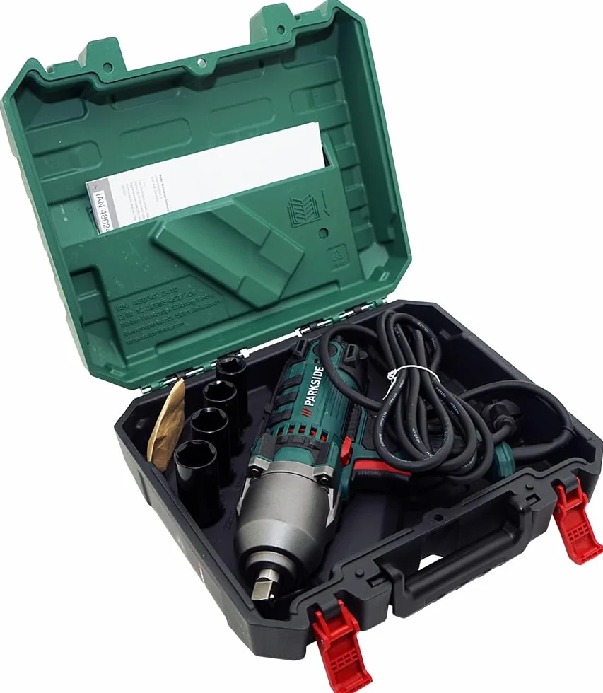 HEADNMORE Bundle – PARKSIDE 1/2" elektryczna wkrętarka udarowa PDSSE 550 breloczek do kluczy
