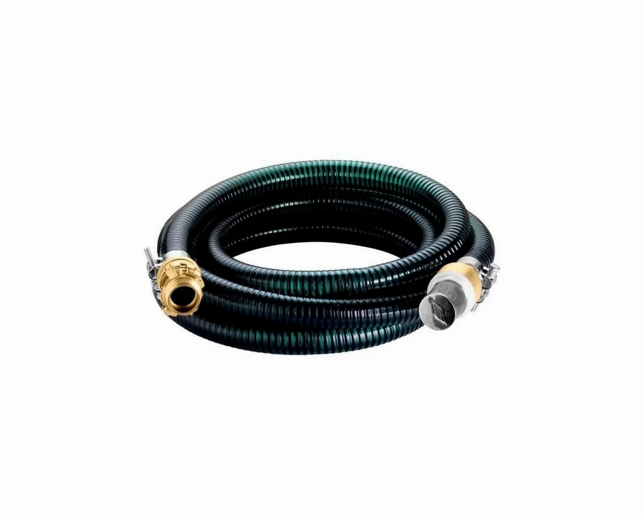 Metabo 628797000 628797000-Manguera aspiración 25 mm 4 m para Bombas de jardín, czarny