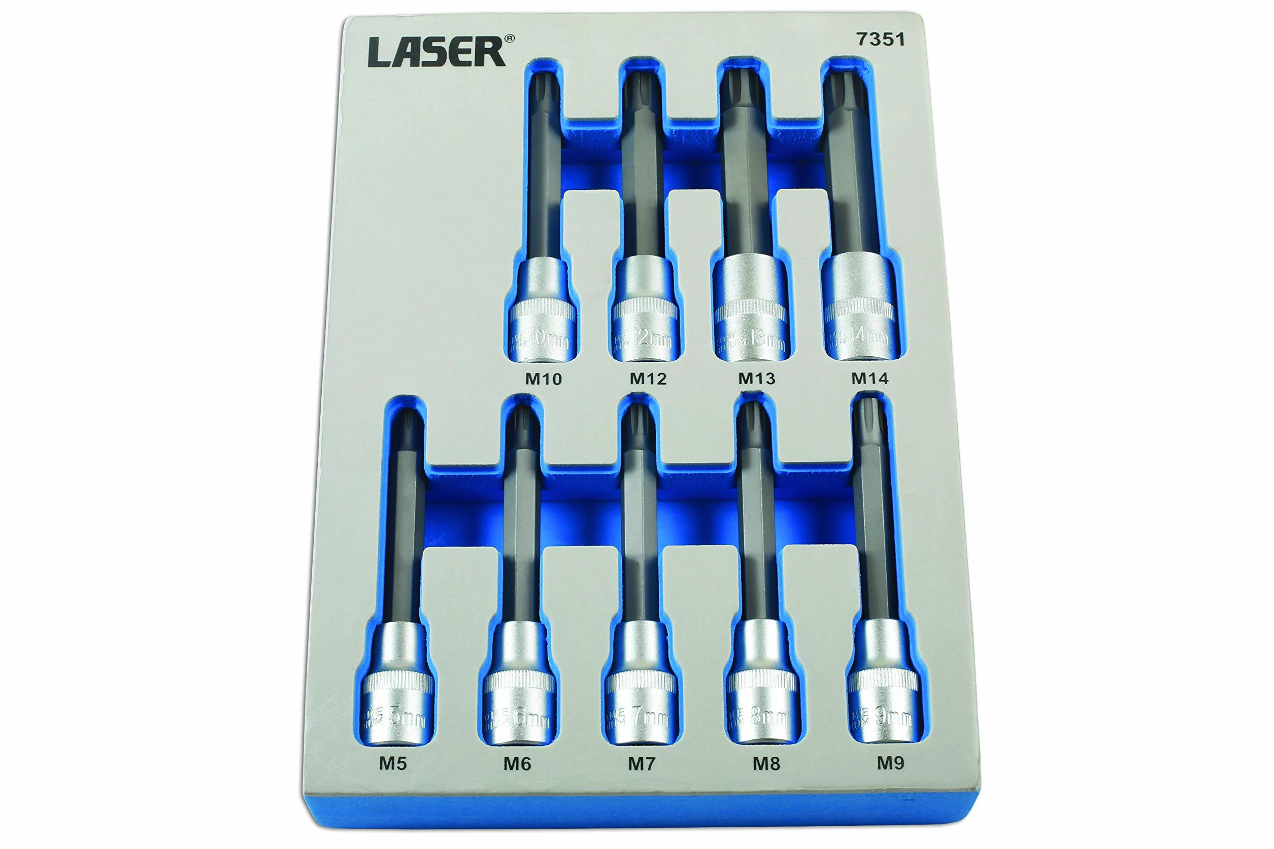 Laser 7351 odporny na manipulacje zestaw wierteł