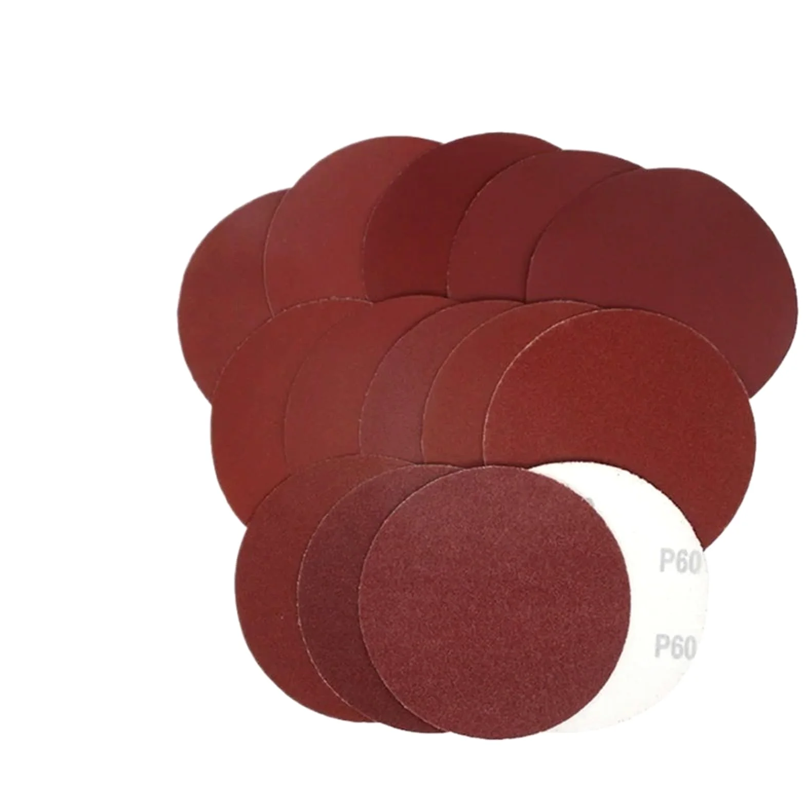 10 sztuk okrągłych krążków papierowych do szlifowania ściernego | 40 Grit 6In - 150mm