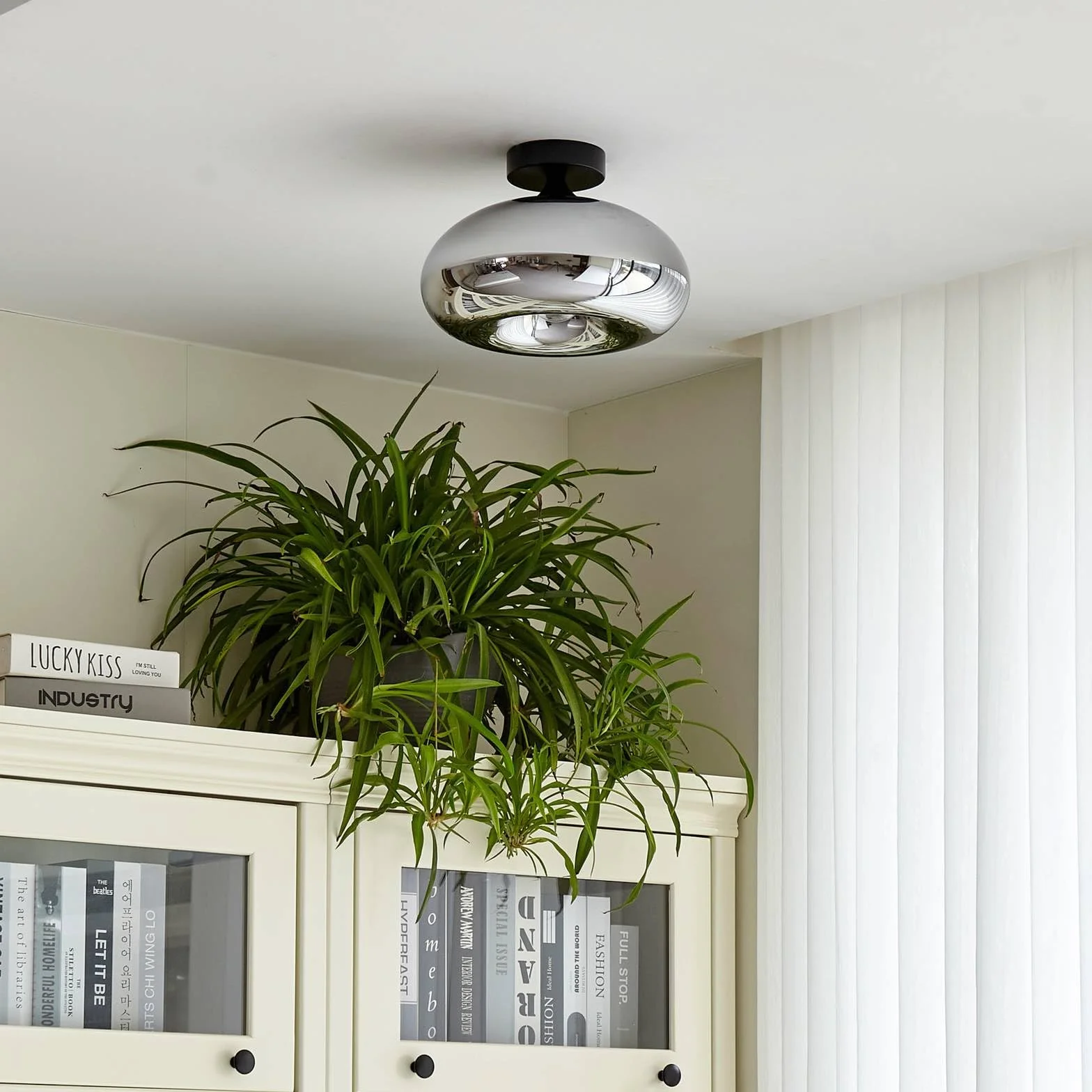 Lindby lampa sufitowa 'Zehra', styl nowoczesny, m. in. do przedpokoju, kolor aluminiowy, szary, cynkowy, szkło, żarówka E27