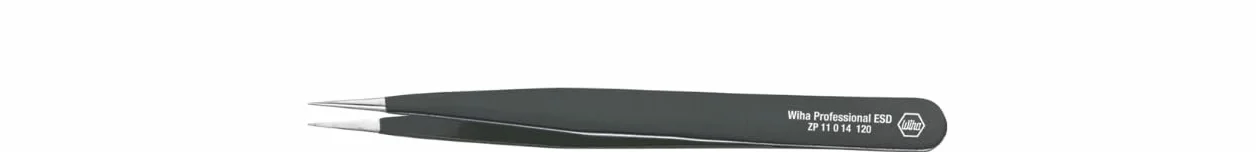 Wiha Pincety precyzyjne Professional ESD typu 00 00, 120 mm (32327)