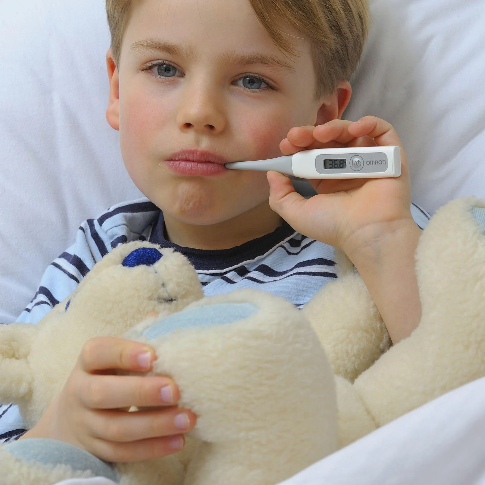 OMRON Flex Temp Smart Termometr Cyfrowy wodoodporny z elastyczną końcówką pomiar w 10 sekund