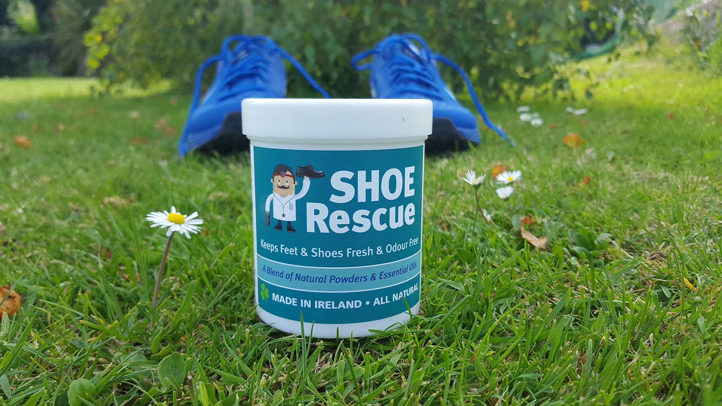 Puder do stóp i butów 100 g – środek do usuwania nieprzyjemnych zapachów stopa i eliminator Shoe Rescue