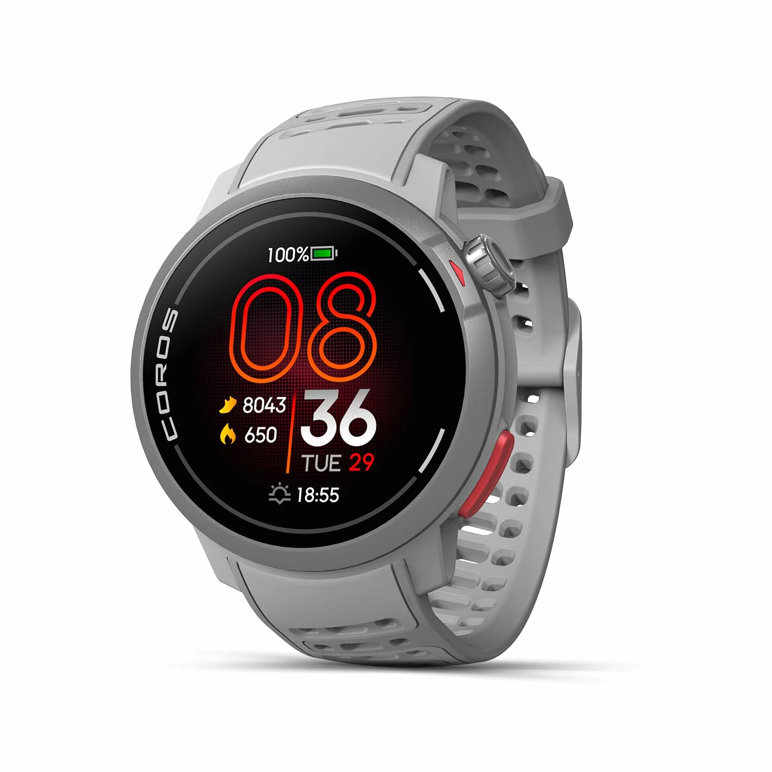COROS Pace Pro zegarek sportowy GPS, ekran dotykowy AMOLED 1,3", nasz najszybszy procesor, 20 dni pracy baterii, nawigacja z globalnymi mapami offline, śledzenie snu, bieganie, jazda na rowerze