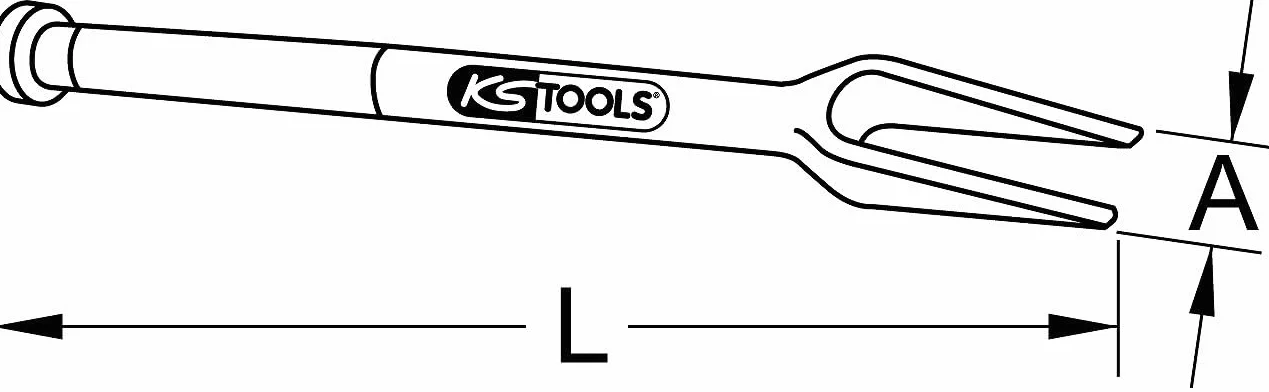 KS Tools 670.0093 Widelec do rozidzelania i montazu, 31mm