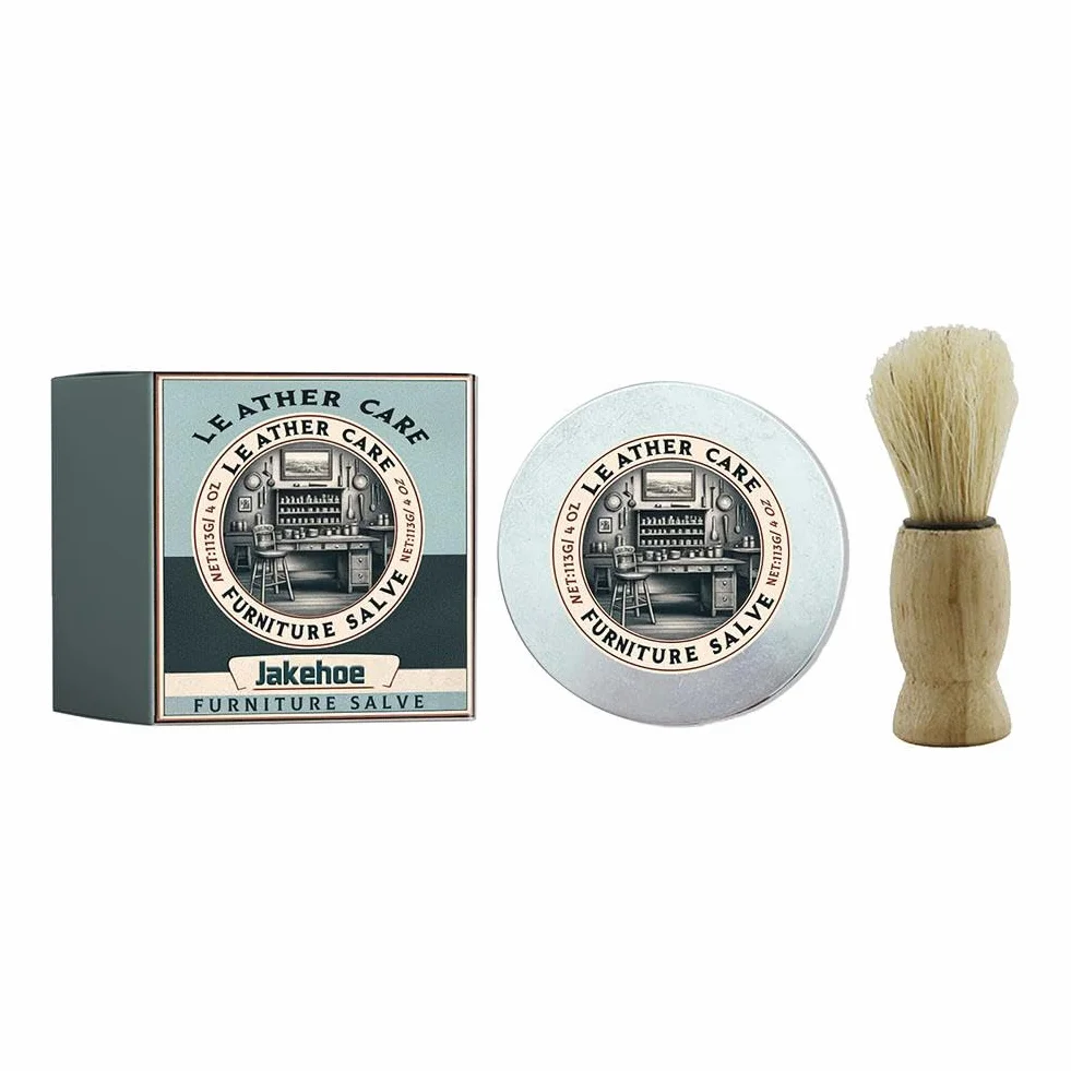 Wise Owl Salve, całkowicie naturalna skóra maść do mebli skórzanych, naprawa skóry