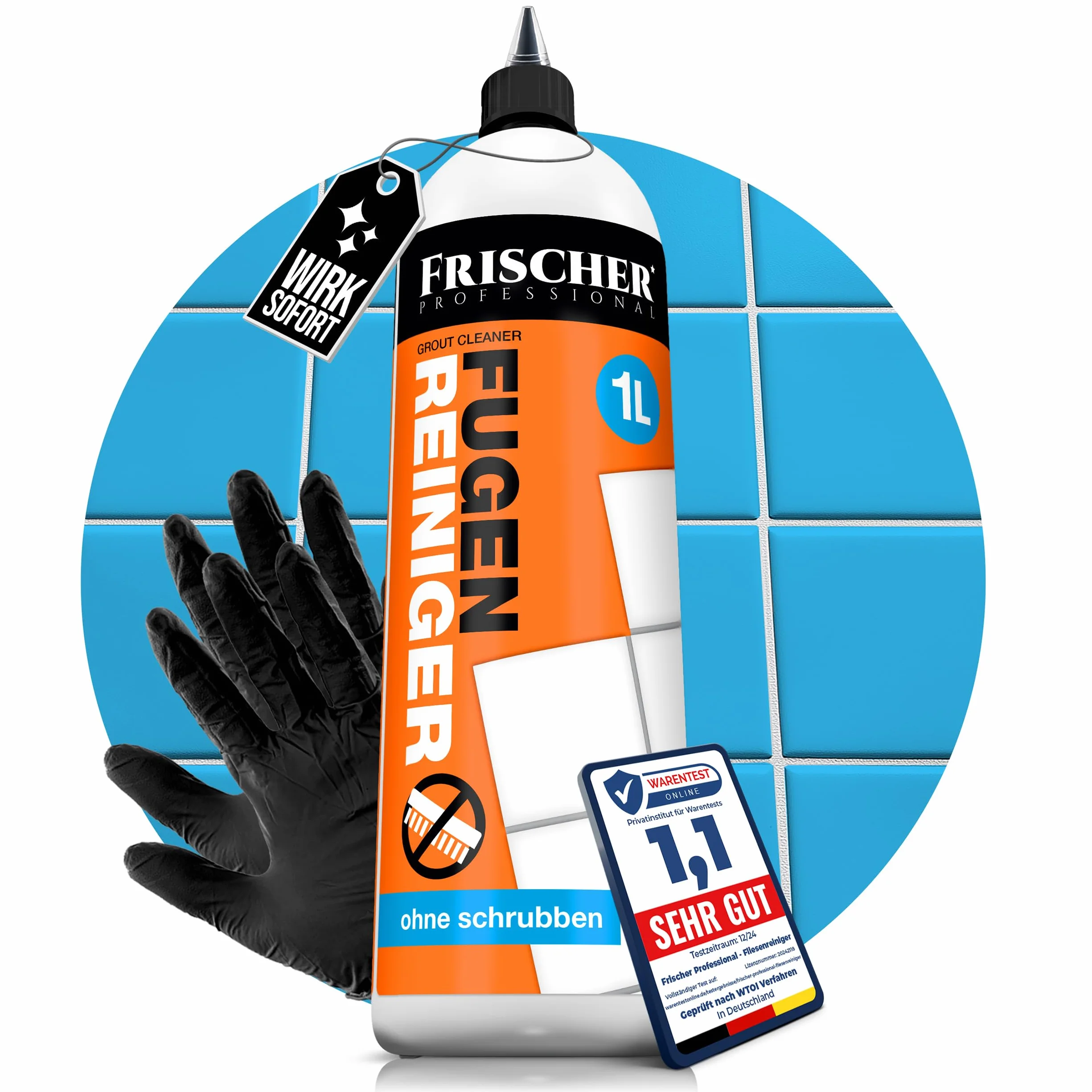 FRESCHER PROFESSIONAL 1000ml koncentrat do czyszczenia płytek