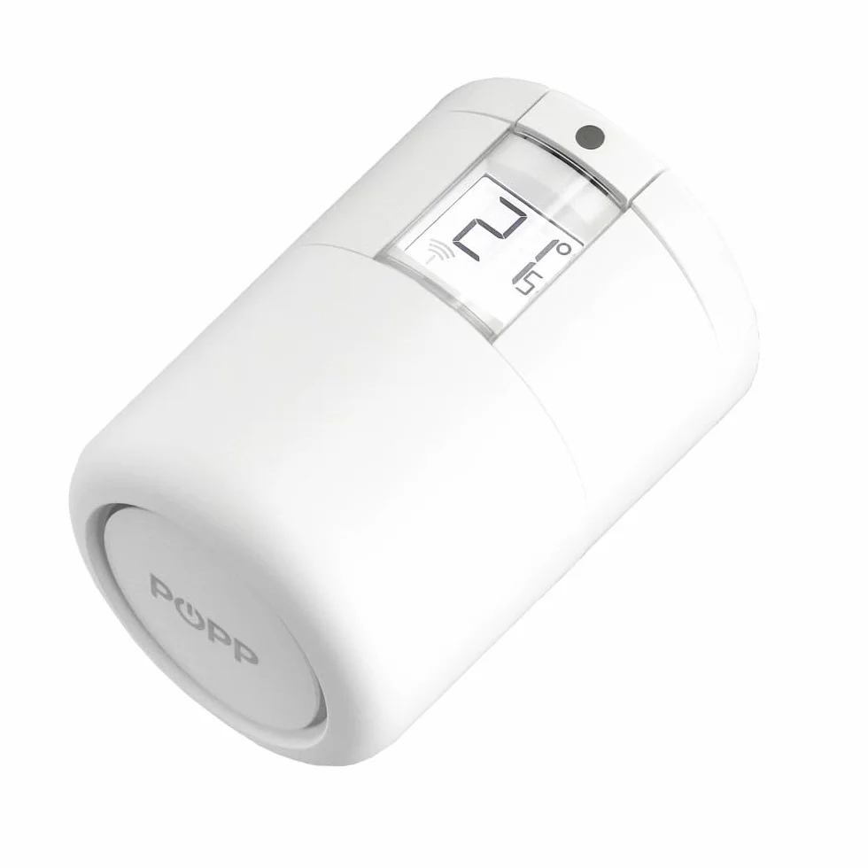 Popp Zigbee Termostat grzewczy | inteligentny, programowalny | sterowanie za pomocą aplikacji | inteligentne sterowanie ogrzewaniem | kompatybilny ze SmartThings i Alexa