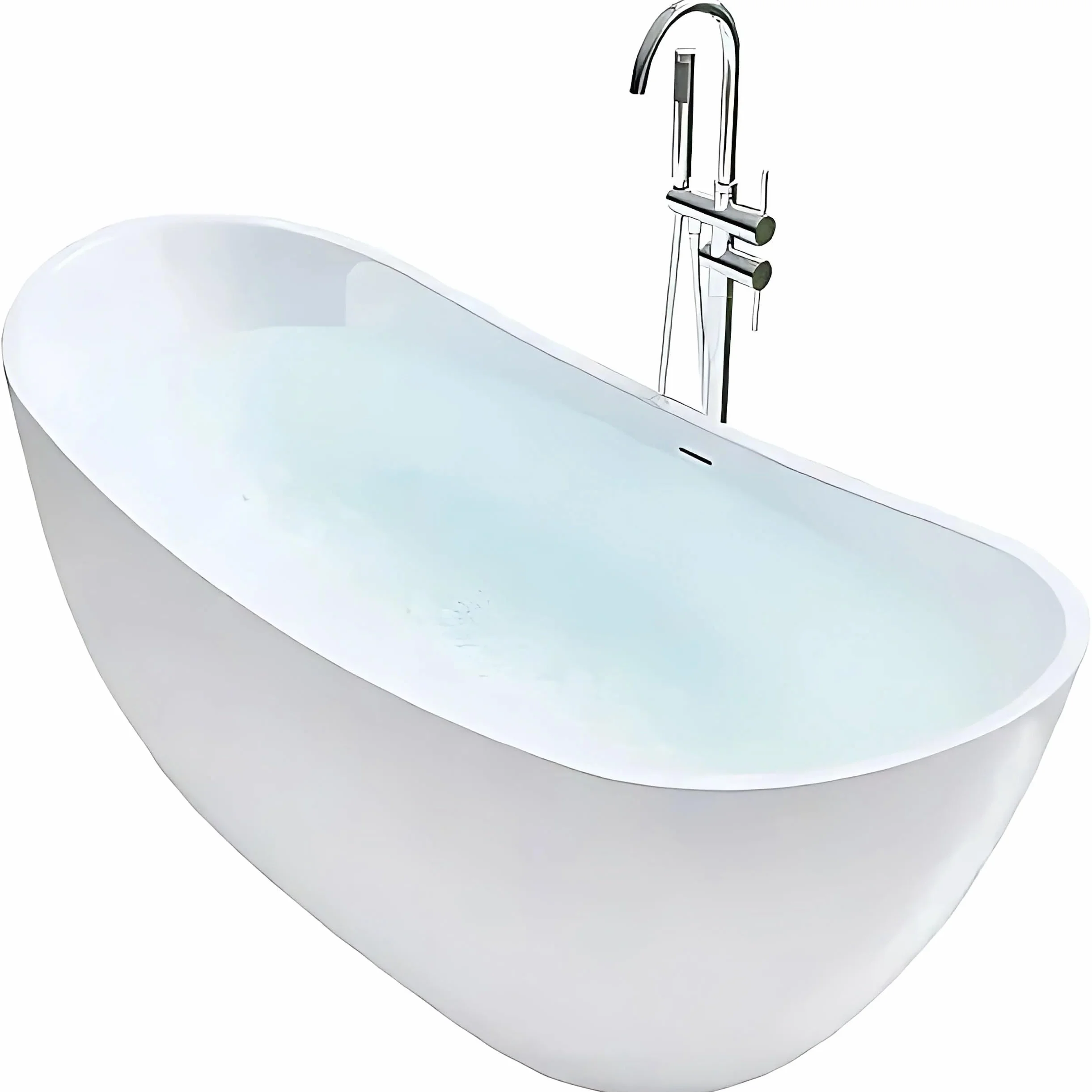 Rea - Wanna Wolnostojąca 150Cm Ferrano, Biały, 150 X 80 X 69 Cm