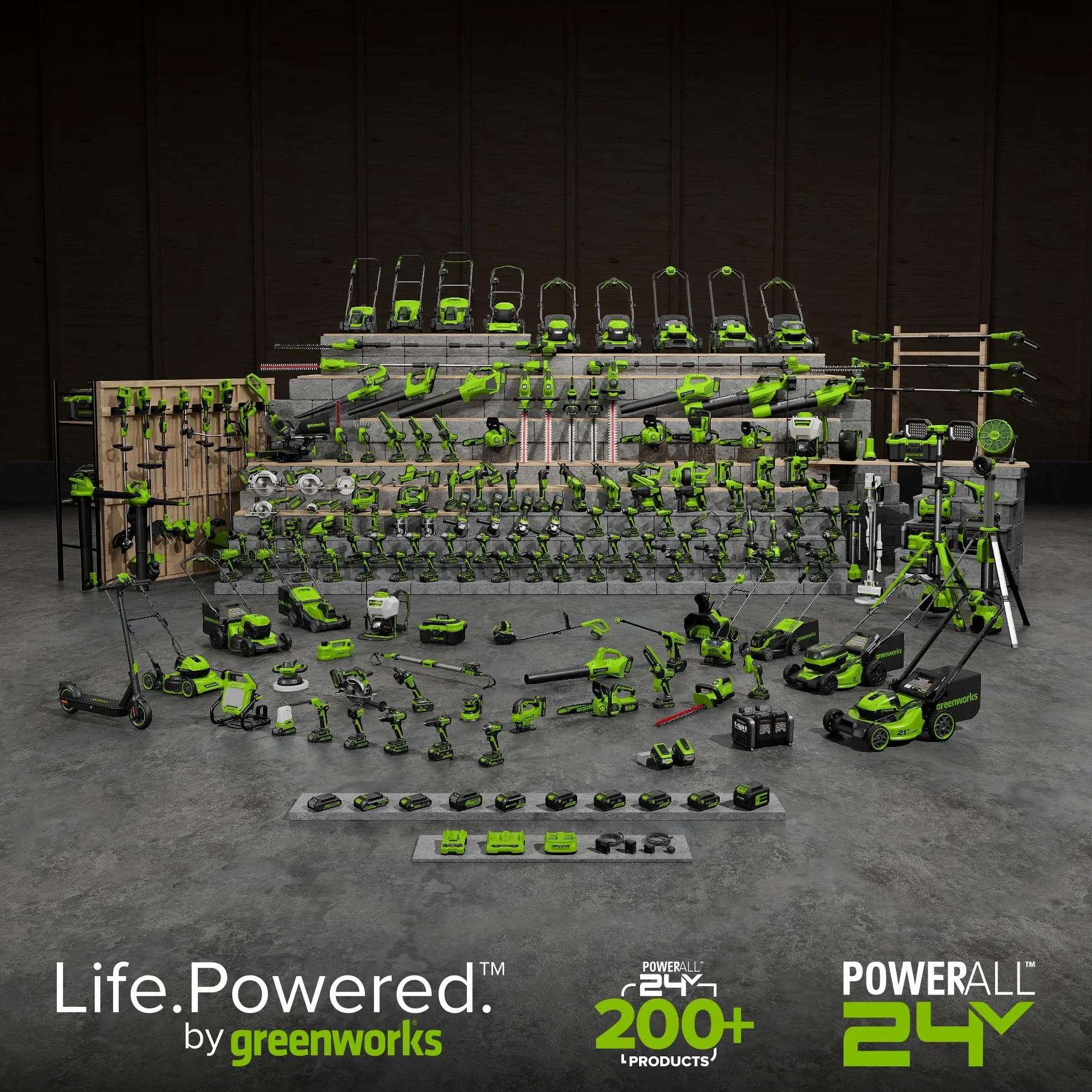 Greenworks Pistolet do klejenia na gorąco 24 V, bezprzewodowy, 90 sekund, szybkie nagrzewanie, światło LED, dysza bez kapania, automatyczne wyłączanie do majsterkowania, sztuki, rzemiosła, dekoracji