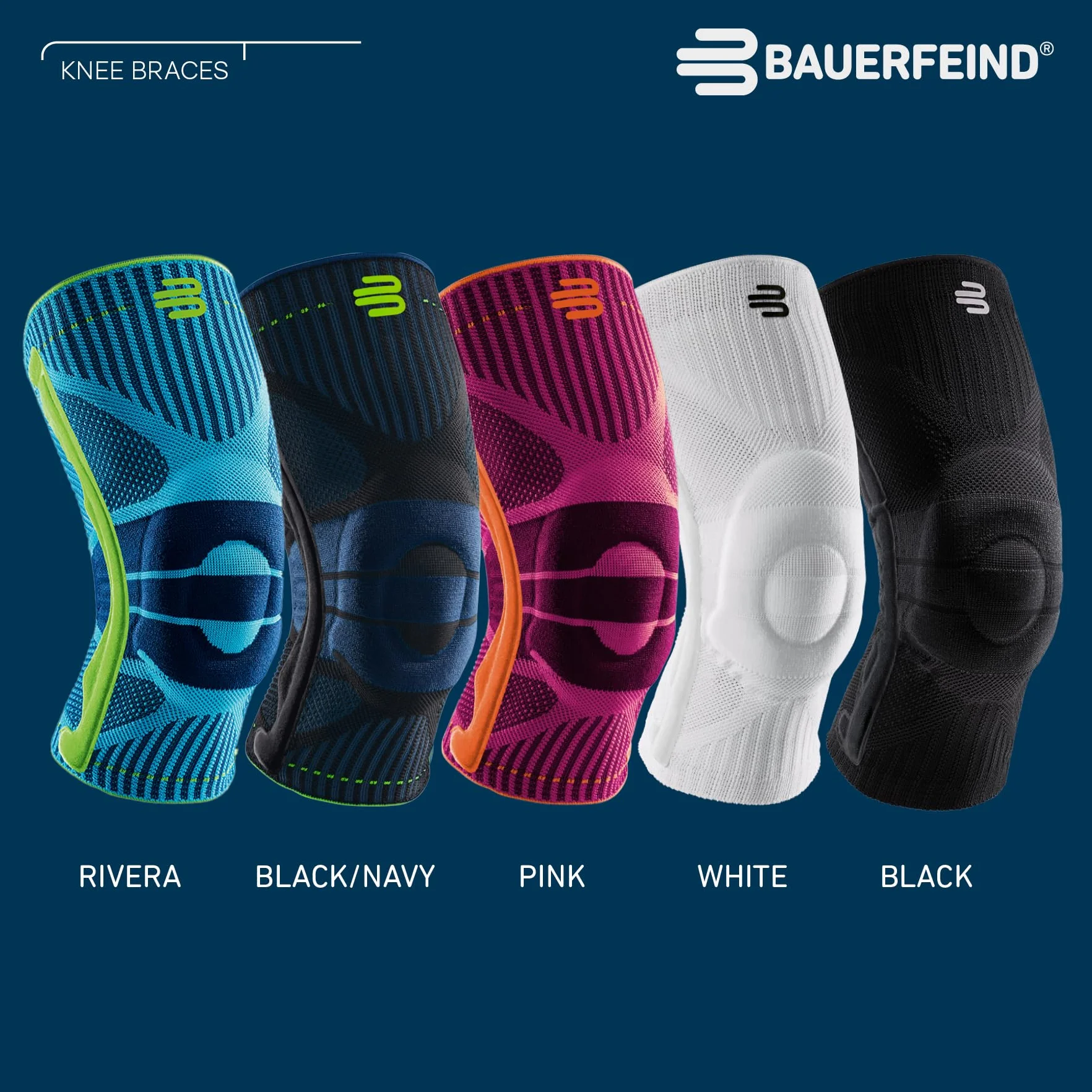 Bauerfeind Stabilizator na kolano "Knee Support", Na prawe i lewe kolano
