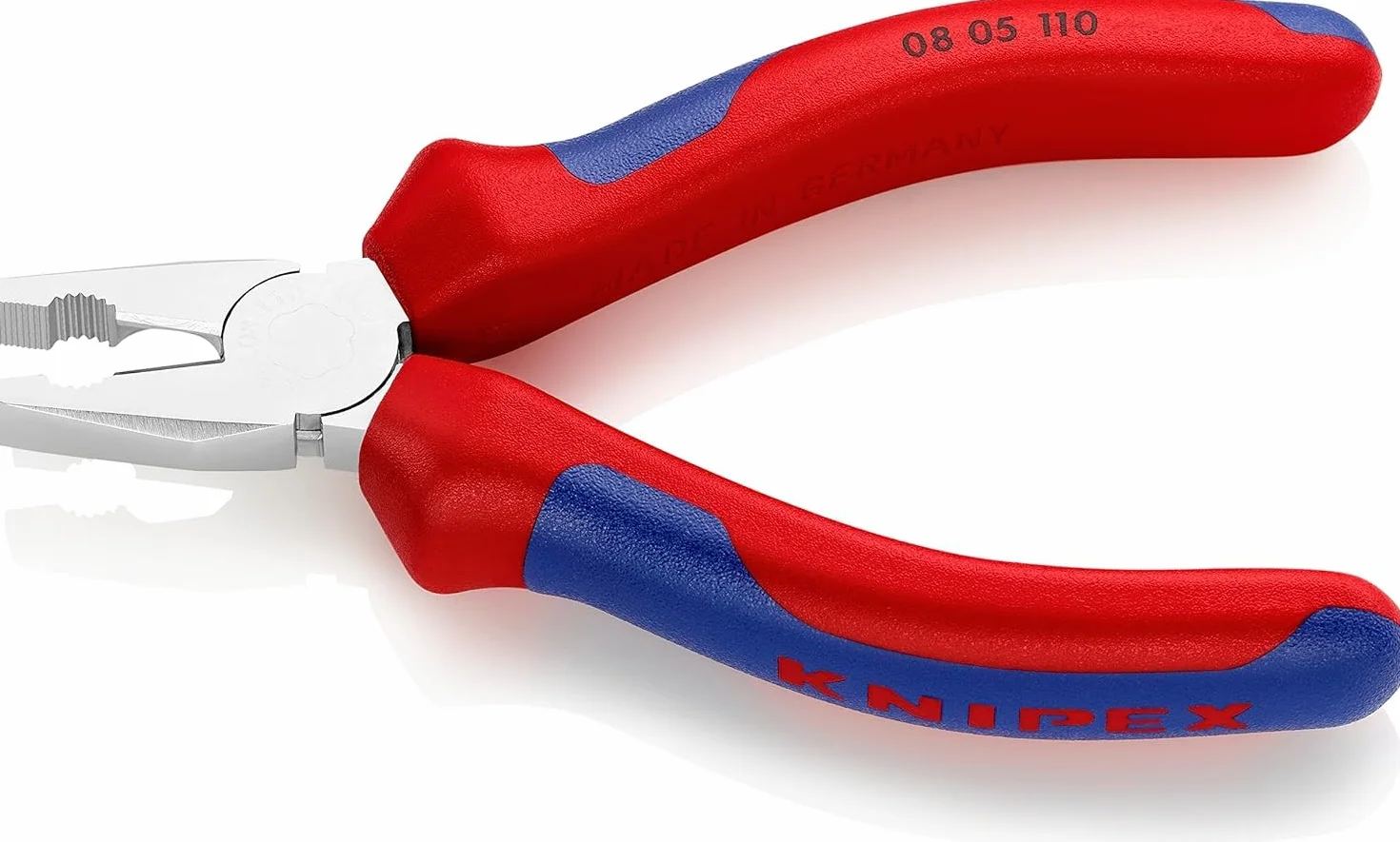 KNIPEX Szczypce uniwersalne miniaturowe chromowany z osłonkami wielokomponentowymi 110 mm, 08 05 110
