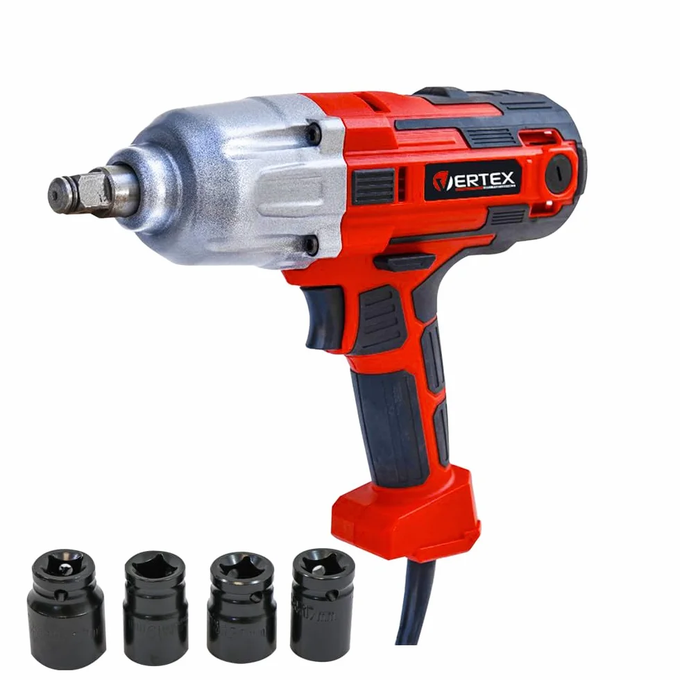 Vertex Klucz Udarowy VKU4500, 450W, 400 Nm, 2600 obr/min, z Nasadkami 17-22mm, Uchwyt 1/2", Przewód 2m, w Walizce PCV
