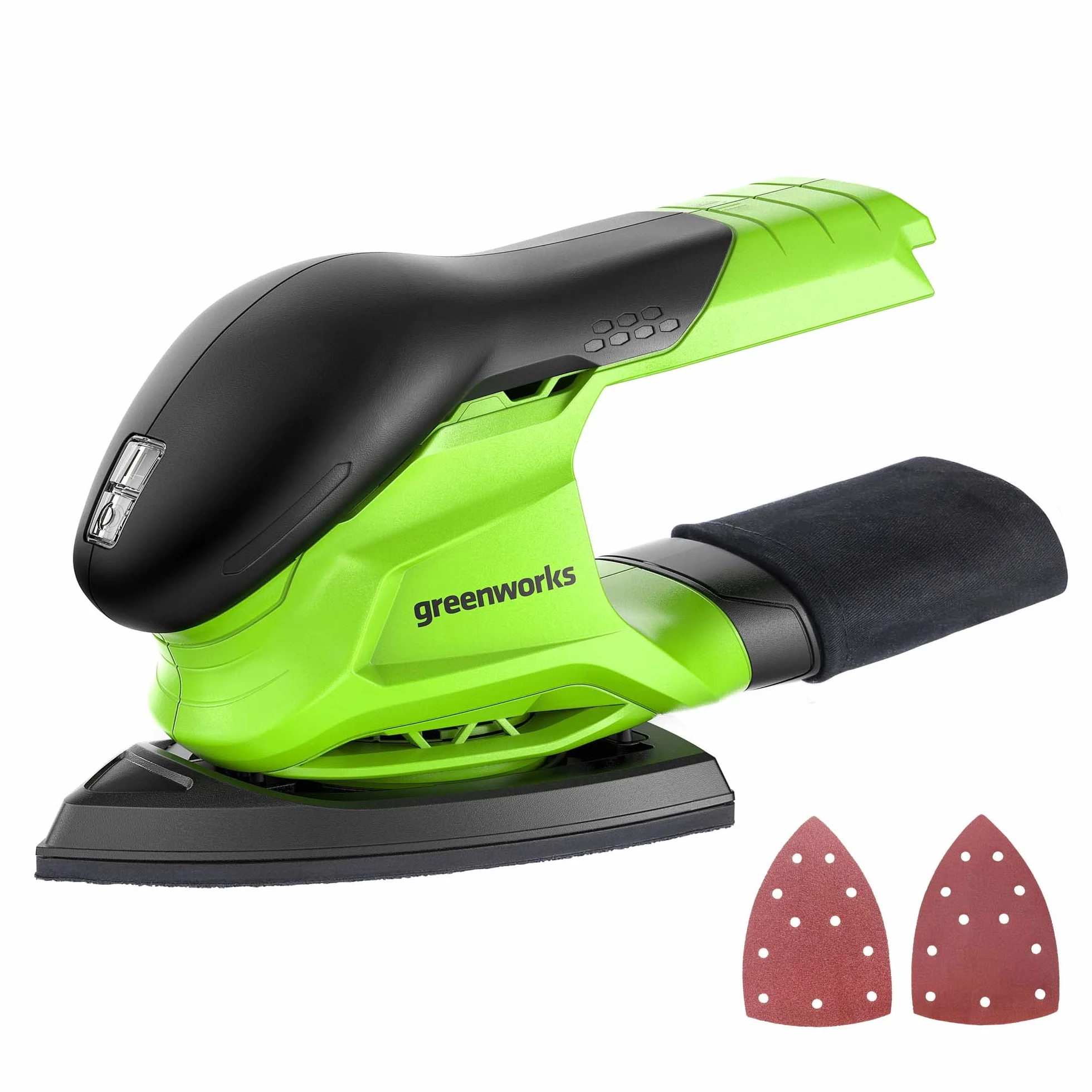 Greenworks Bezprzewodowa szlifierka wykończeniowa 24 V 11 000 OPM, tylko narzędzia (bateria i ładowarka sprzedawane oddzielnie)