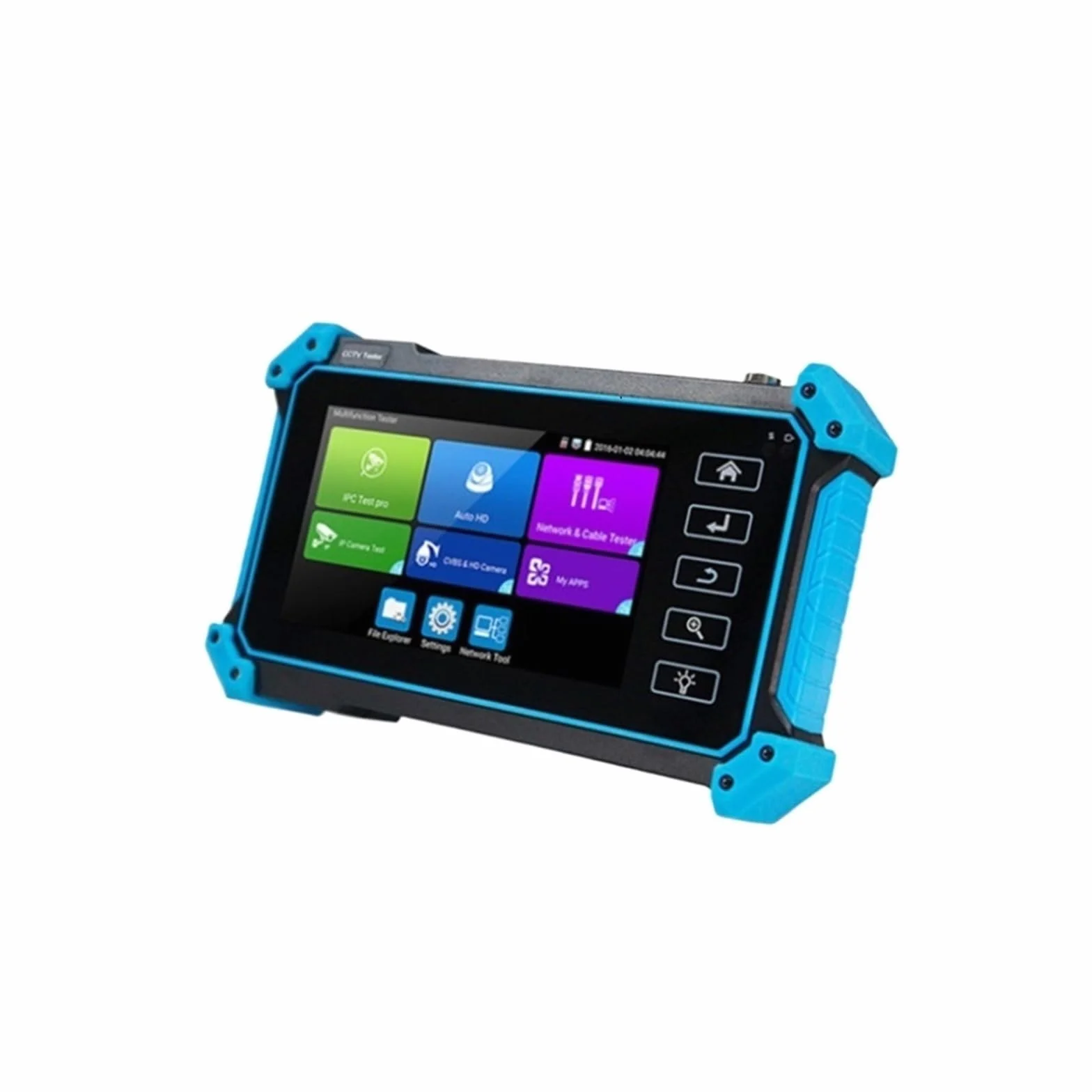 Tester CCTV, IPC-5200C Tester CCTV IPC Plus | Z 8MP AHD CVI TVI SDI Tester kamery 12MP Tester kamery IP 5,4" Ekran dotykowy Tester kabla do testowania kamer CCTV i IP.