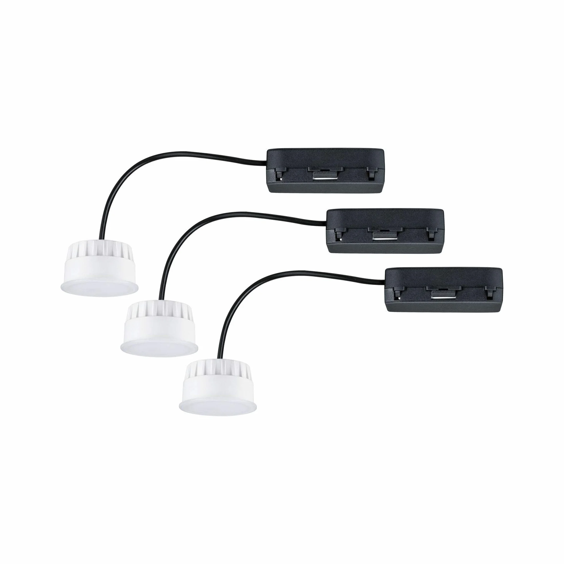 Paulmann 92478 LED oprawa do zabudowy Choose moduł Coin, White Switch, okrągły, 3x6,5W, 2700K