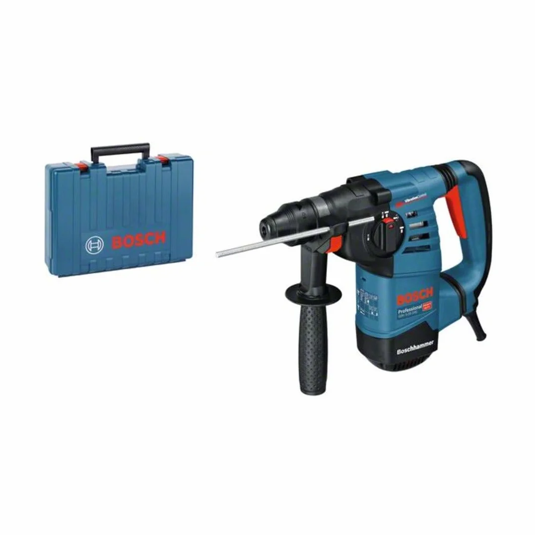 Bosch Professional: młot udarowo-obrotowy GBH 3-28 DRE (rękojeść dodatkowa, ogranicznik głębokości 210 mm, smar w tubie, sukno maszynowe, walizka)