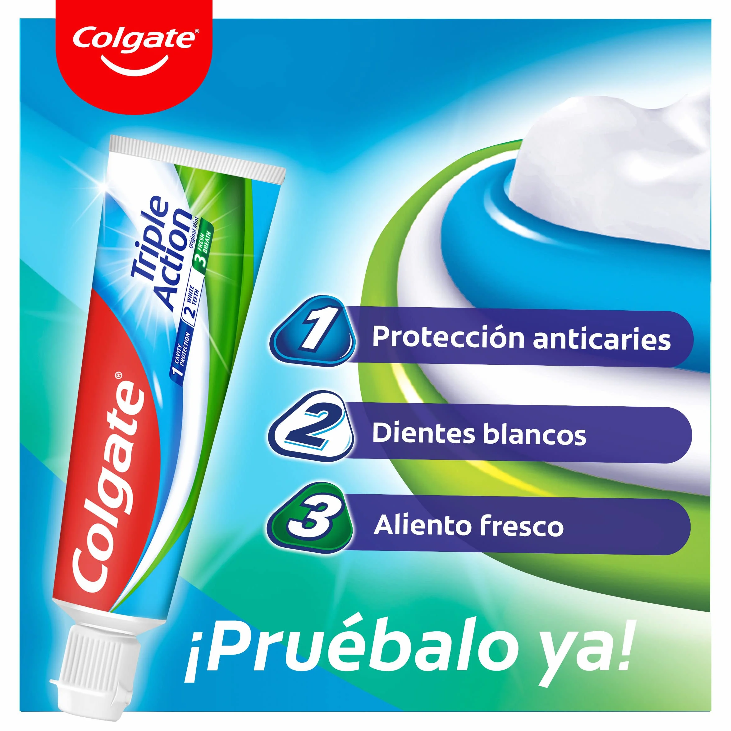Colgate Triple Action Pasta do Zębów, 2 x 75 ml