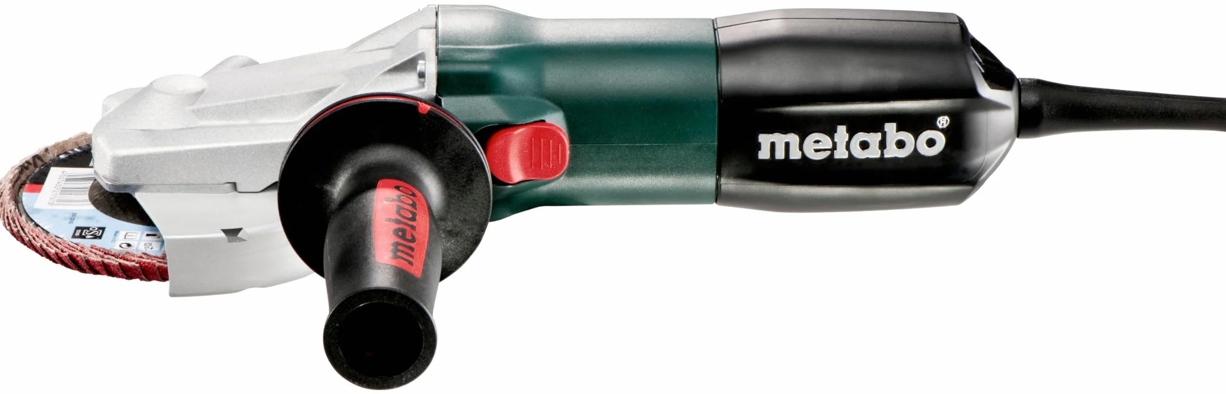 Metabo Szlifierka kątowa z płaską głowicą WEF 9-125 Quick (613060000) karton, 910 W, średnica tarczy: 125 mm, prędkość obrotowa biegu jałowego: 10000 obr./min