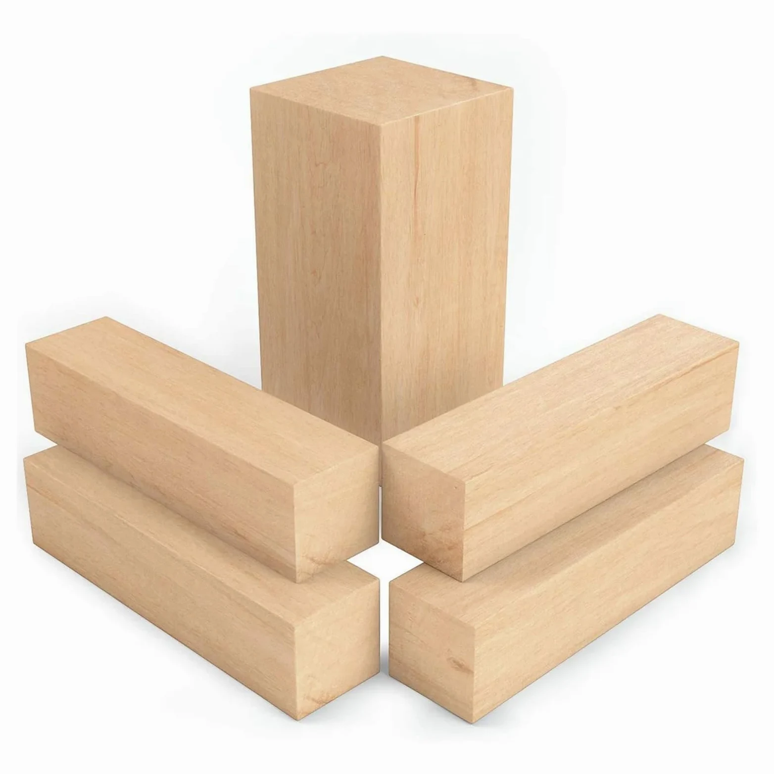 Rzeźbienie w drewnie 5 szt. blok do rzeźbienia w drewnie z naturalnego drewna blok 2 rozmiary przenośny niedokończony blok drewniany rzeźba Whittling artykuły plastyczne drewniane patyczki
