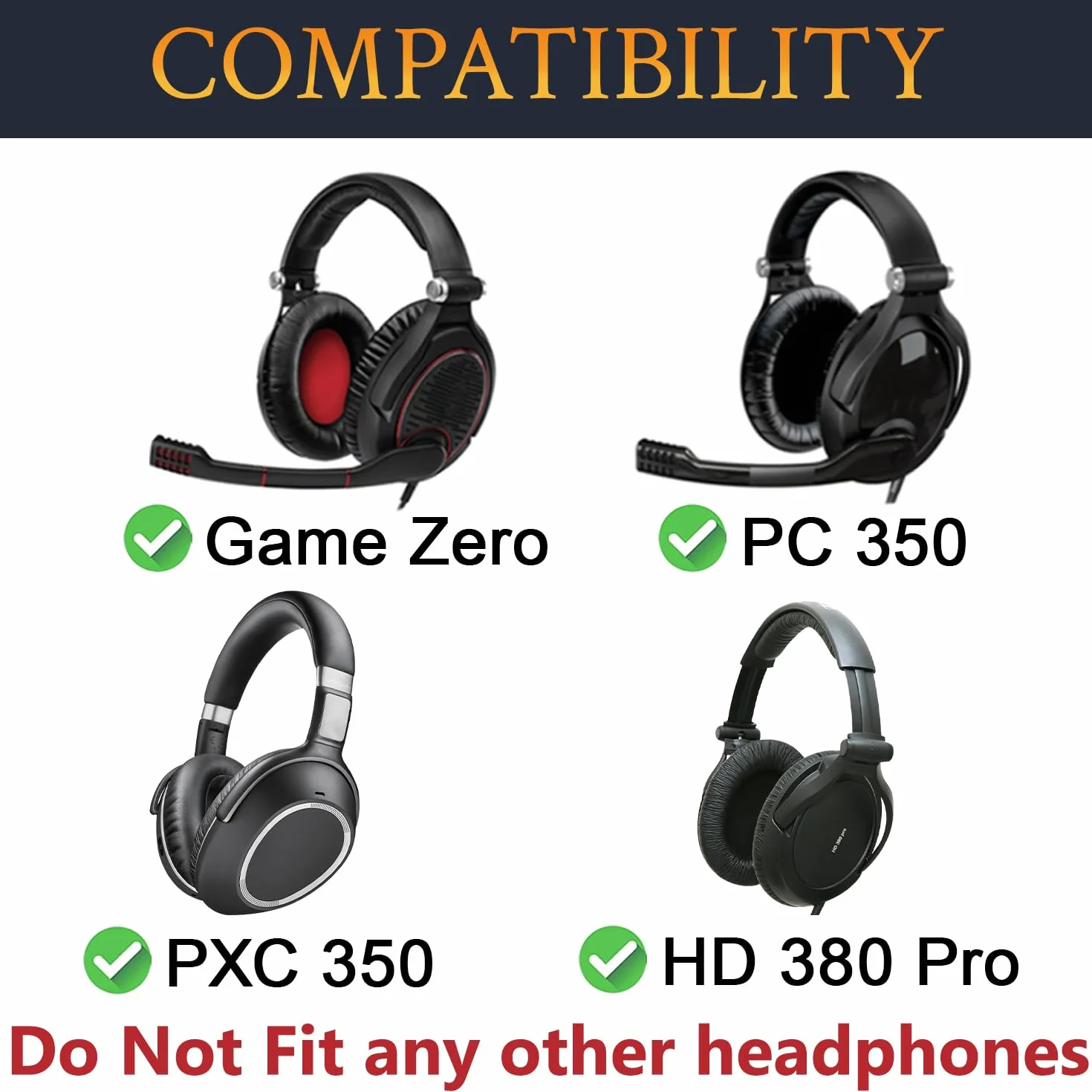 SOULWIT Pokrowiec na pałąk z mikrofibry welurowej do Sennheiser EPOS Game Zero/PC350/PXC350/HD380/HD380 PRO słuchawek, część zamienna do naprawy pałąka headband