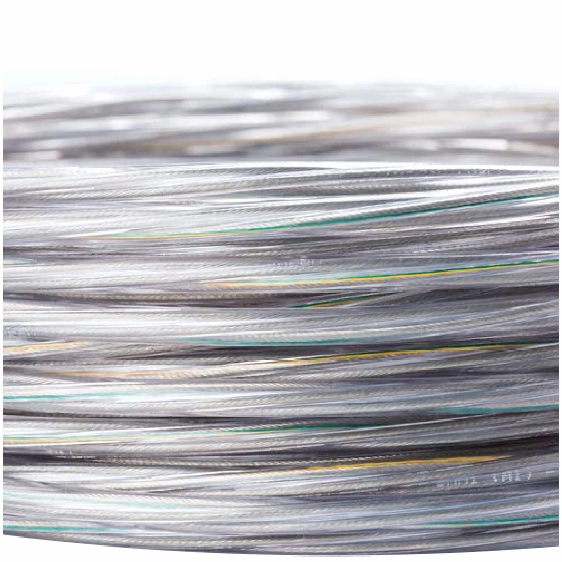 3 przewody z przezroczystego tworzywa sztucznego, 3 x 0,75 mm2