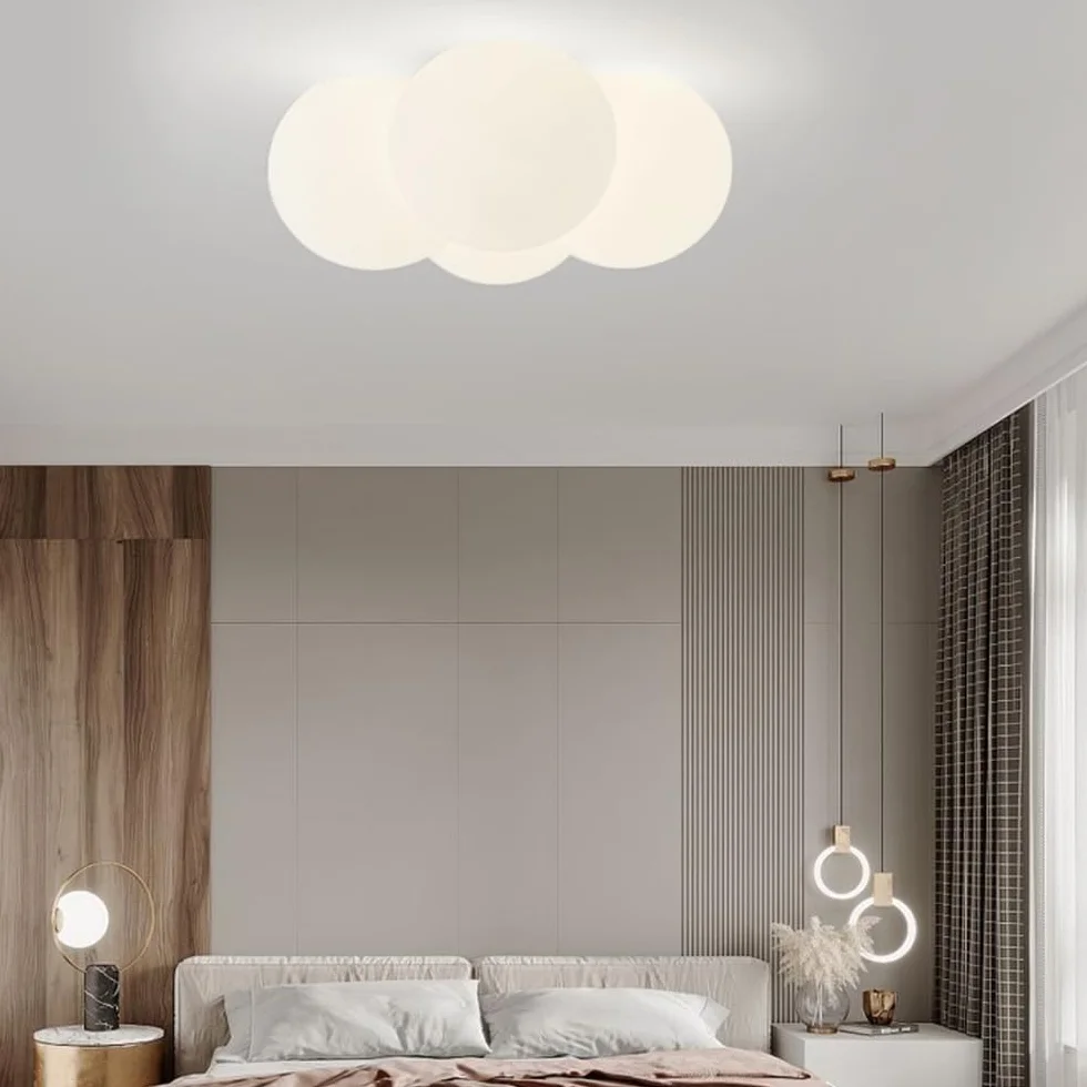 Oświetlenie Korytarza, Akrylowe, Sufitowe, Led, 48 W, 3 Tryby Kolorów, Sufitowa, 40 Cm, Nowoczesne Oświetlenie Sufitowe Do Sypialni, Korytarza, Schodów I Kreatywnej Lampy Sufitowej