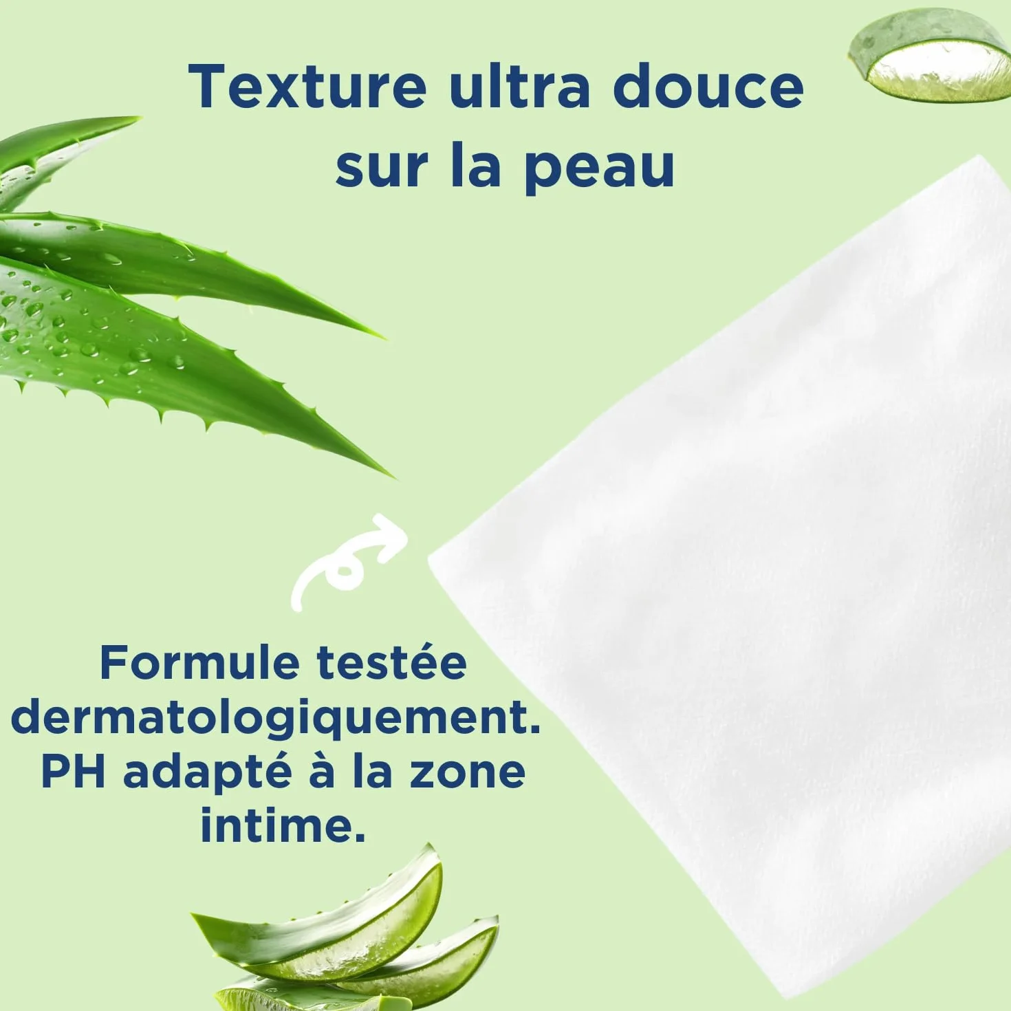 Fess'nett papier toaletowy, wilgotny, pocket, zielony, aloes, 50 sztuk – testowany dermatologicznie 0% parabenów, 0% fenoksyetanolu – do skóry normalnej