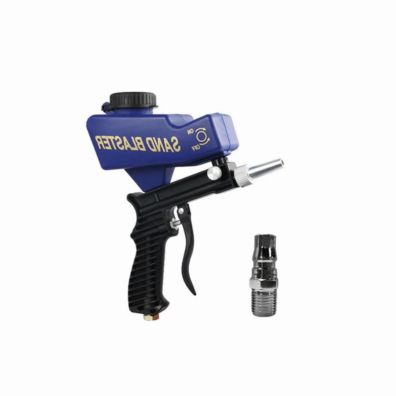 Pistolet natryskowy, Regulowany pistolet do piaskowania 90 Psi Przenośna piaskarka do malowania natryskowego Pneumatyczny mały ręczny pistolet do piaskowania | Type C
