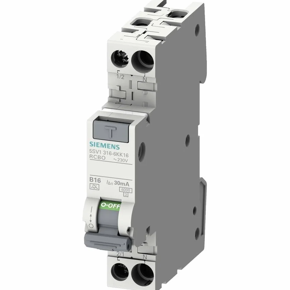 Siemens 5SV13163KK16 FI wyłącznik automatyczny/wyłącznik nadprądowy 16 A 0,03 A 230 V