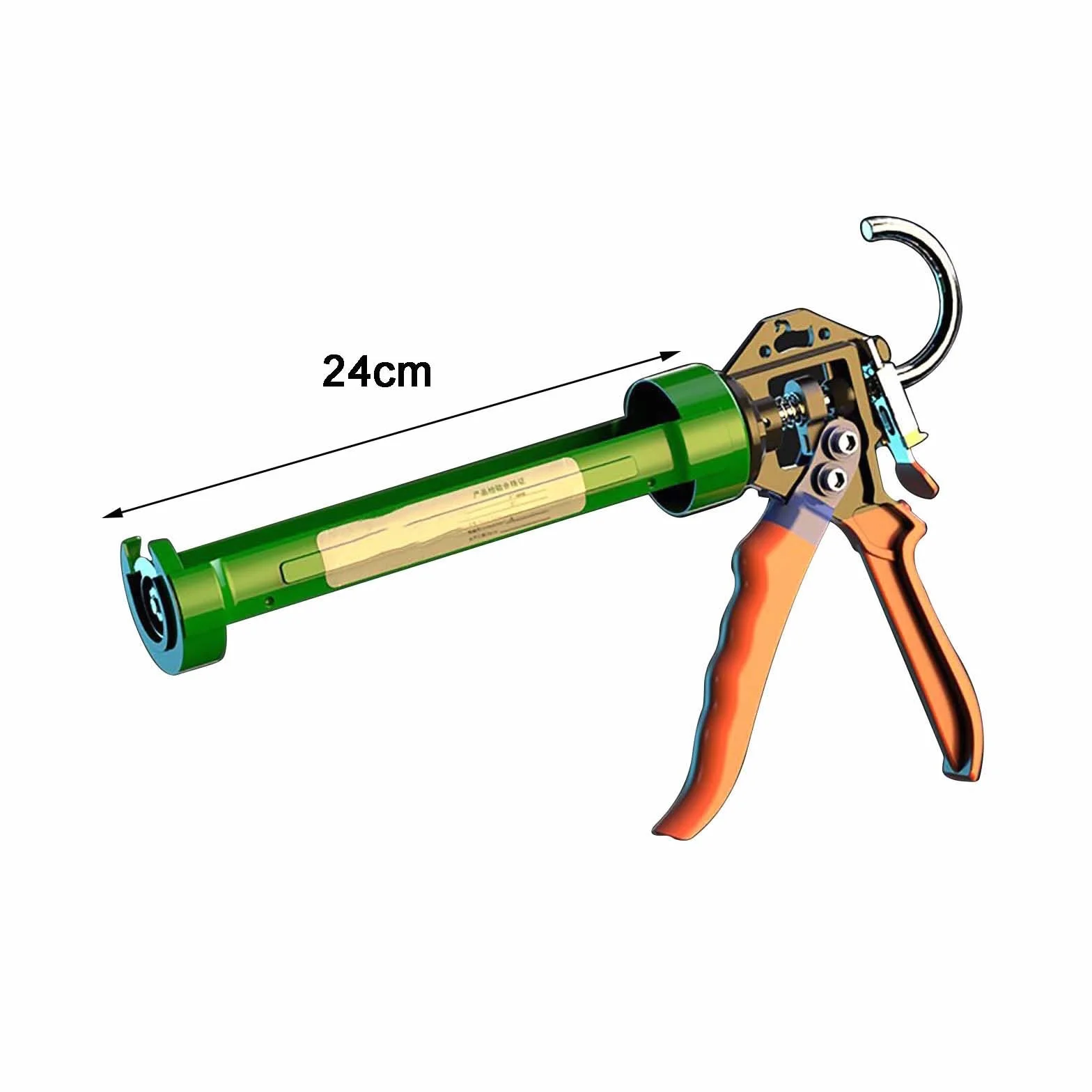 Pistolet uszczelniający, ciężki pistolet uszczelni Pistolet do uszczelniania, pistolet do uszczelniania, tuba z wkładem, aplikator do kleju, profesjonalne narzędzie do kleju i uszczelniacza