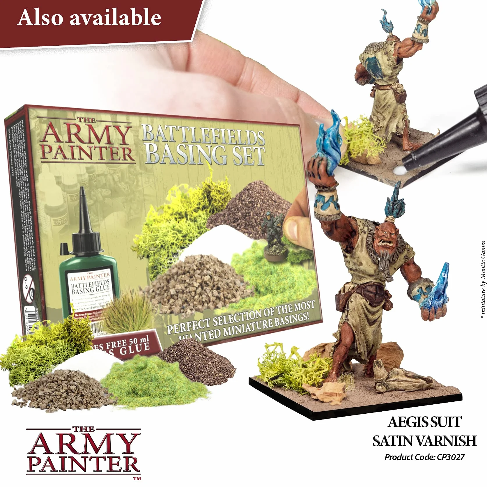 The Army Painter Satin Varnish, lakier w sprayu do ochrony figurek, modelowania figurek do gier fabularnych, planszowych i bitewnych, 400 mL