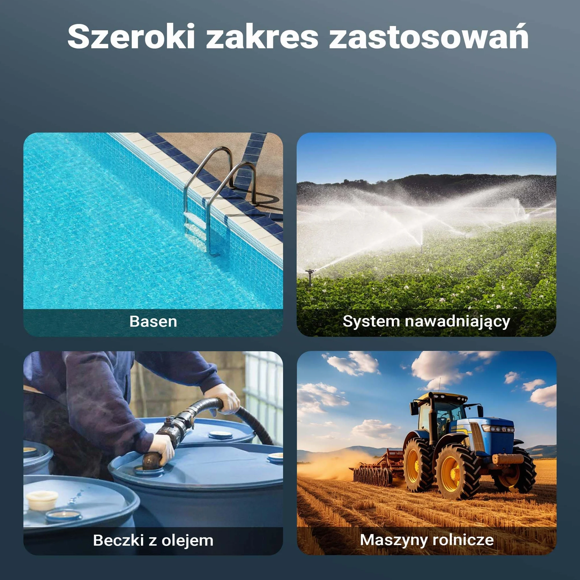 Mini pompa Wiltec 12-15 l/min 8500 obr/min 12 V, wylot 16 mm, pompa zanurzeniowa do wody i oleju napędowego, do spuszczania cieczy, odwadniania, pompowania ponad