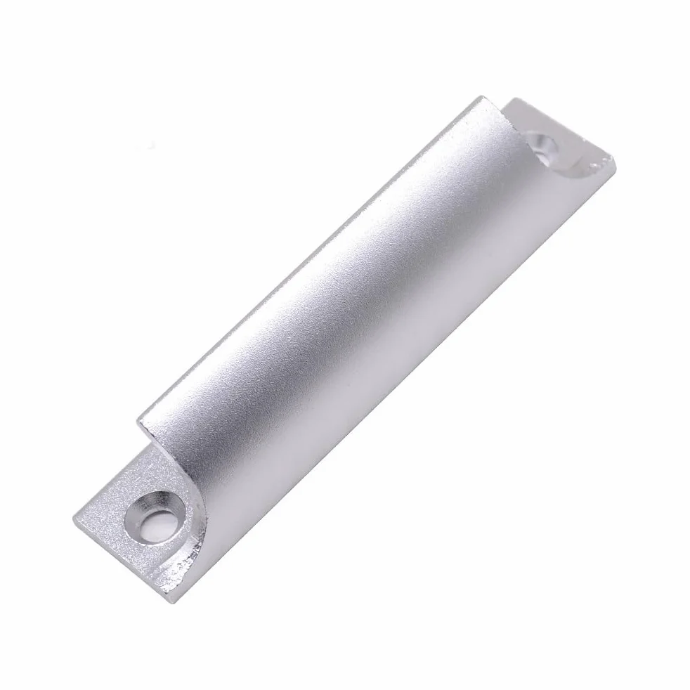 Ukryte uchwyty do szafek niewidoczne uchwyty do szafek szuflad szafa ze stopu aluminium, srebrny