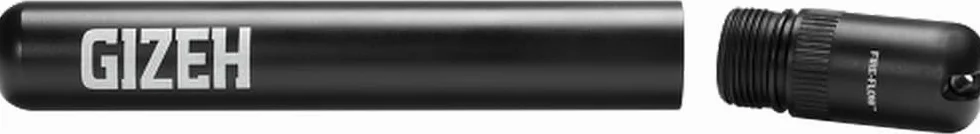 Gizeh JaySafe® Joint Tube w kolorze czarnym – odporne na działanie wody i zapachu etui – etui z innowacyjnym uchwytem na pokrywę – wysokiej jakości aluminiowa tuleja joint, 6 sztuk