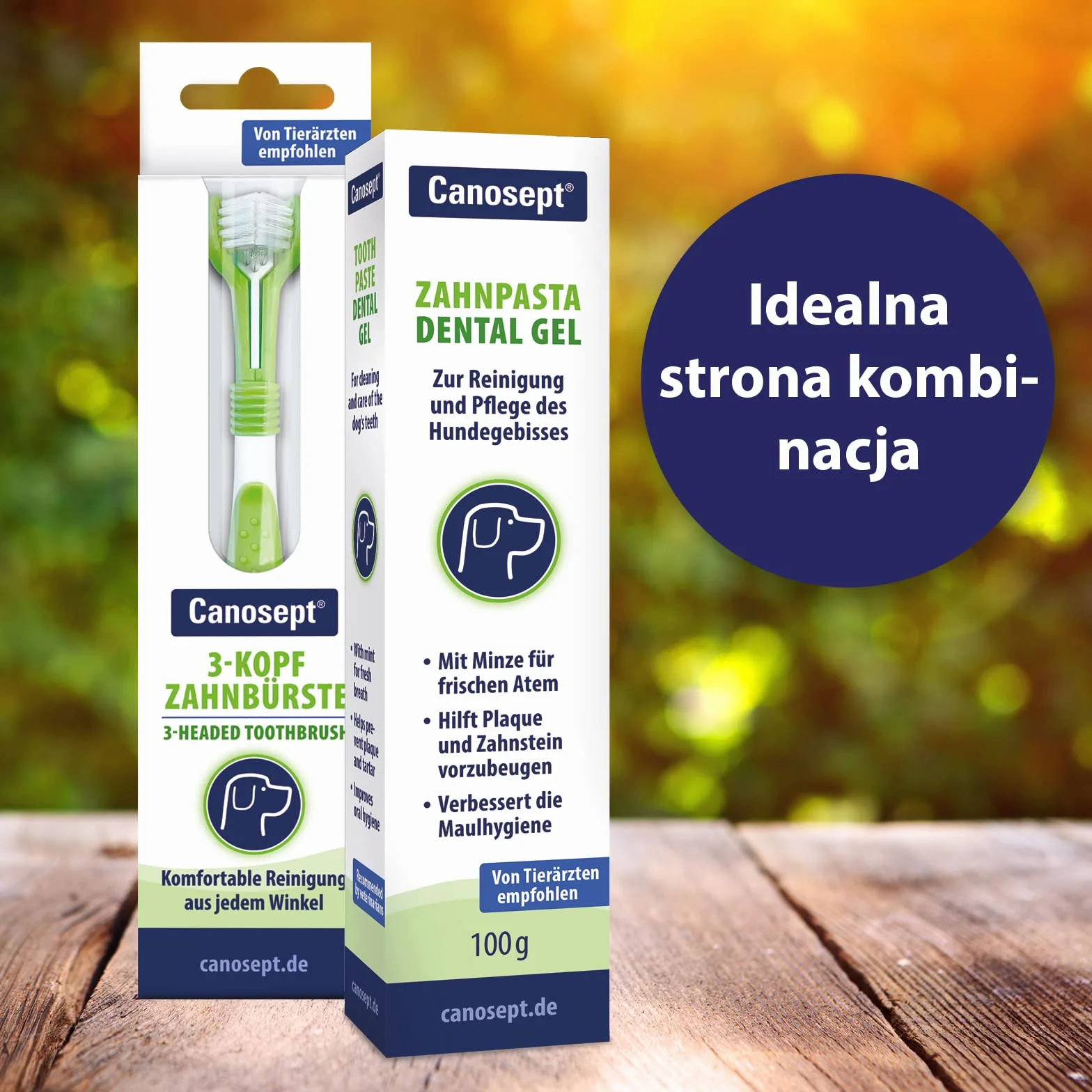 Canosept pasta do zębów 100g - do czyszczenia i pielęgnacji zębów psa