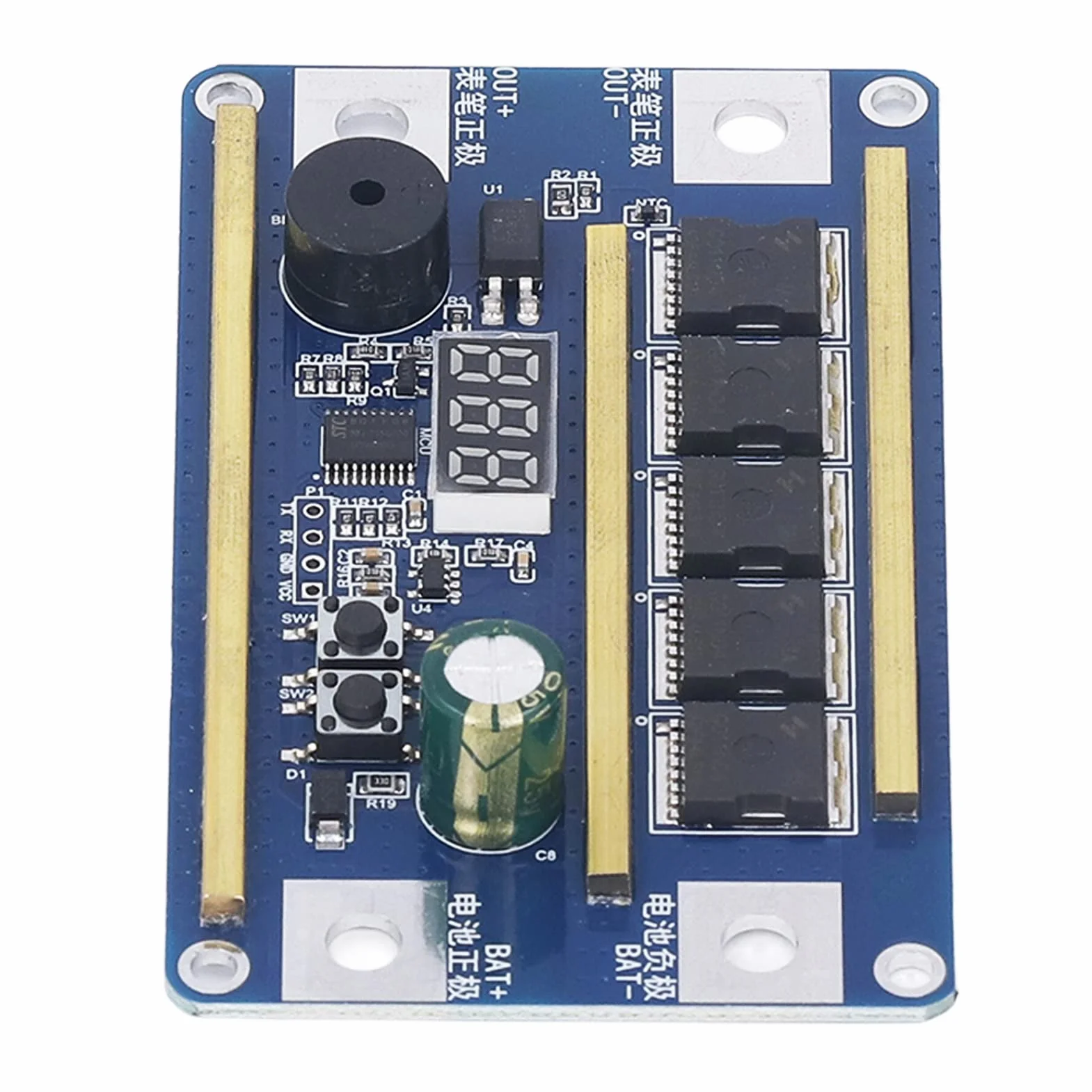 Z99 Zgrzewarka Punktowa Płytka Drukowana, 3-Cyfrowy Wyświetlacz Cyfrowy Mini DIY Zgrzewarka Punktowa Przechowywanie Baterii Zgrzewarka Punktowa Zestaw 12v Dc 32650