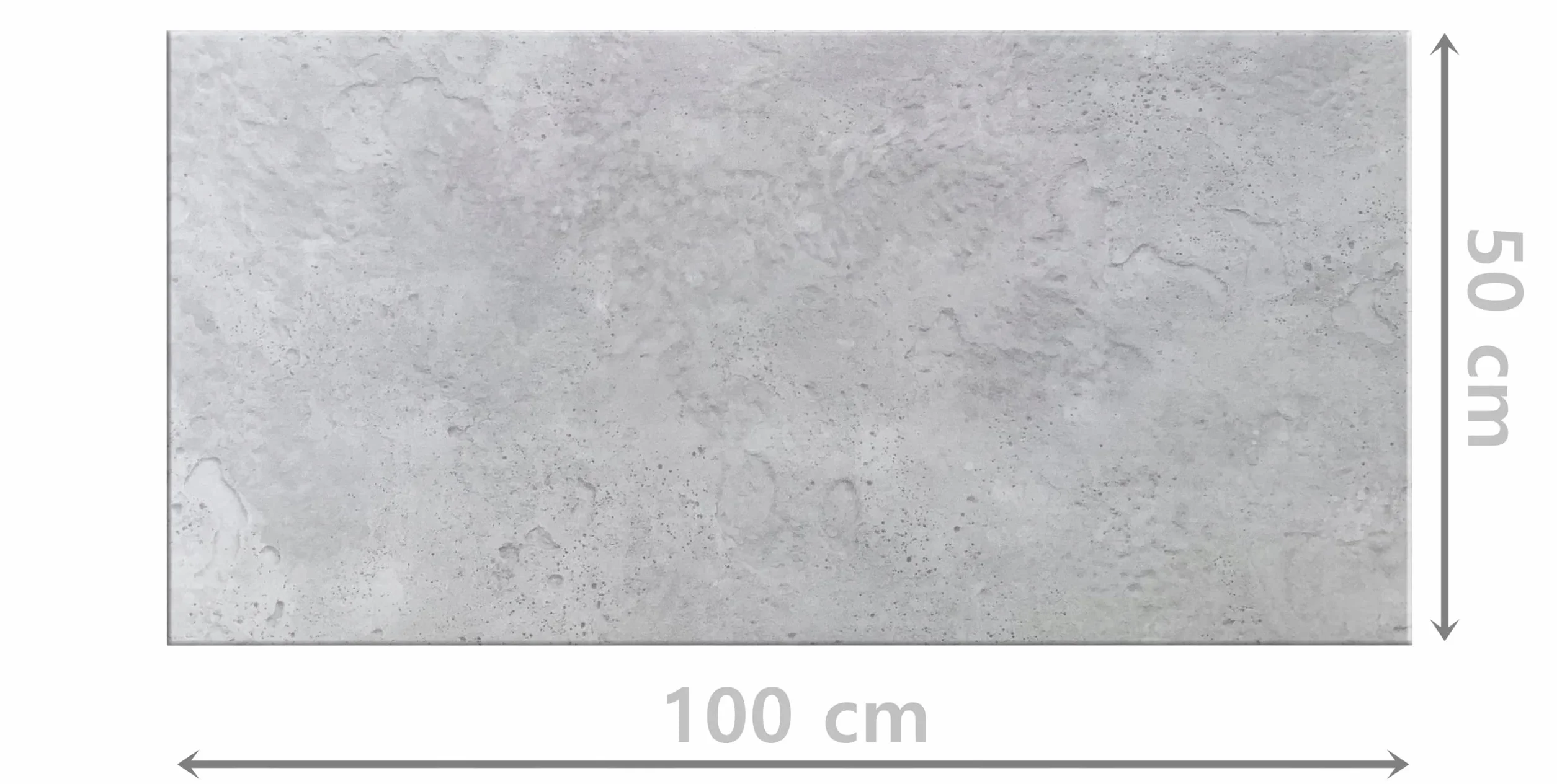 Panele ścienne DECCART o wyglądzie betonu - panele sufitowe - okładzina ścienna okładzina sufitowa z imitacją betonu - 100x50 cm - Szary - 6914 XL - 8 sztuk (4 m²)