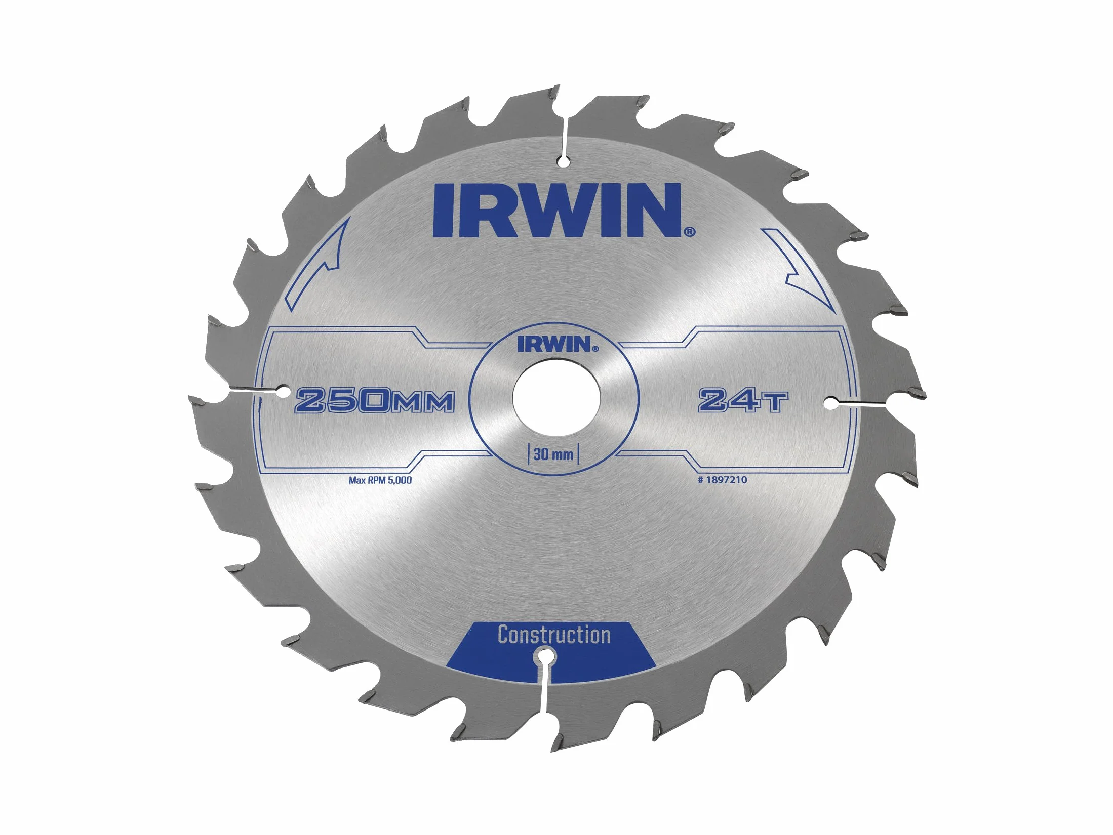 IRWIN IRW1897210 250 x 30 mm 24-zębowa piła tarczowa z ostrzem do zębów ATB